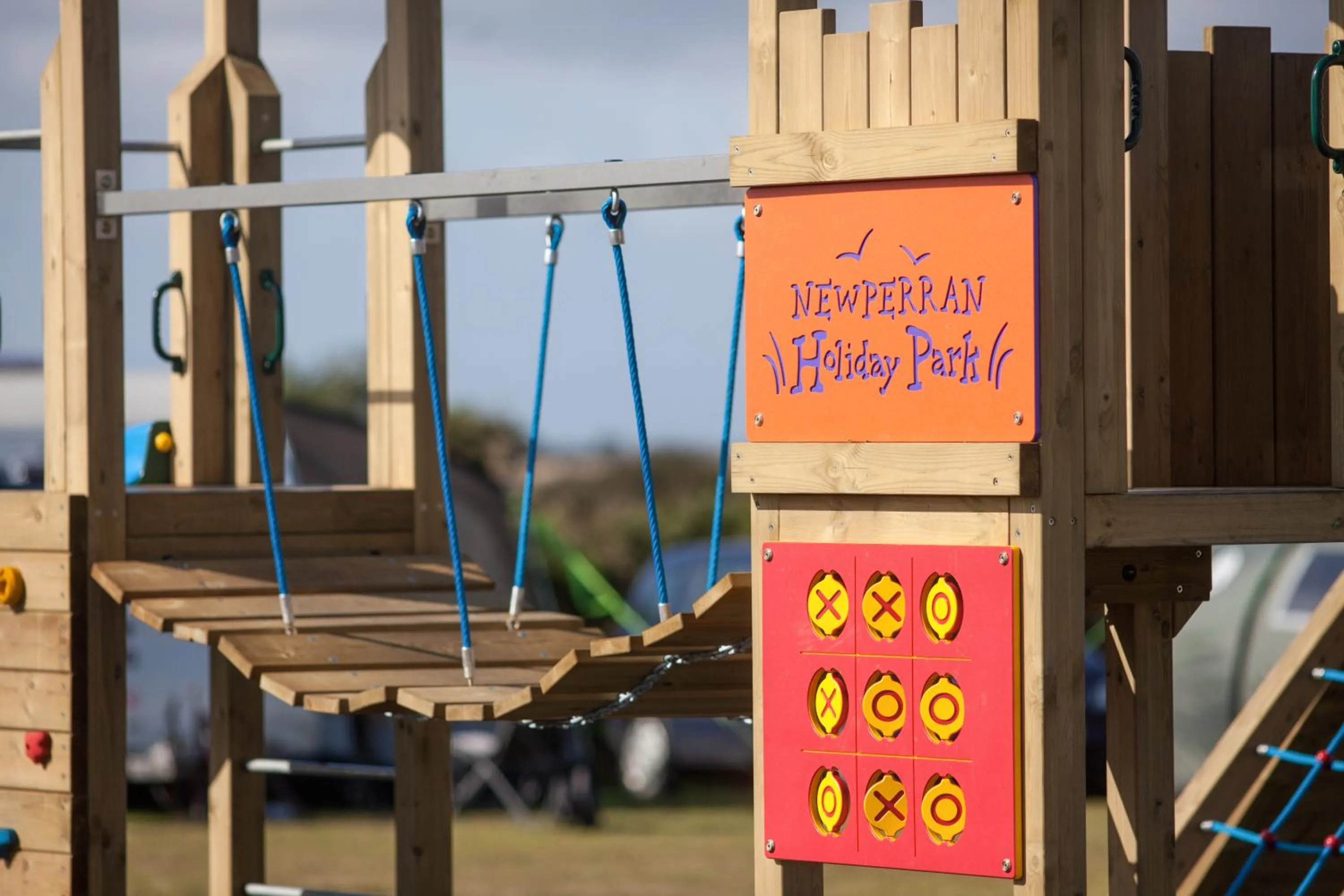 Children play ground in Newperran Holiday Resort