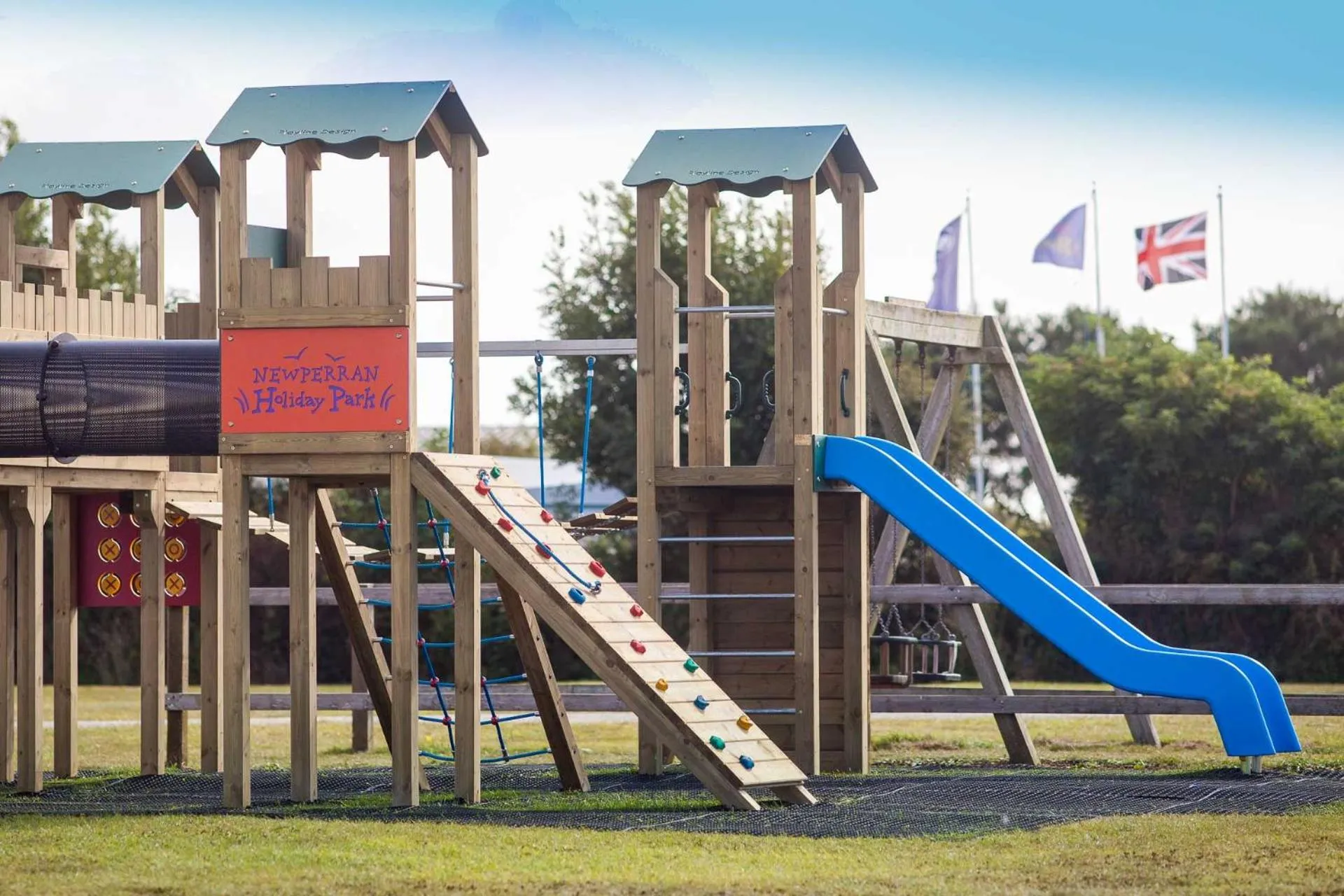Children play ground in Newperran Holiday Resort