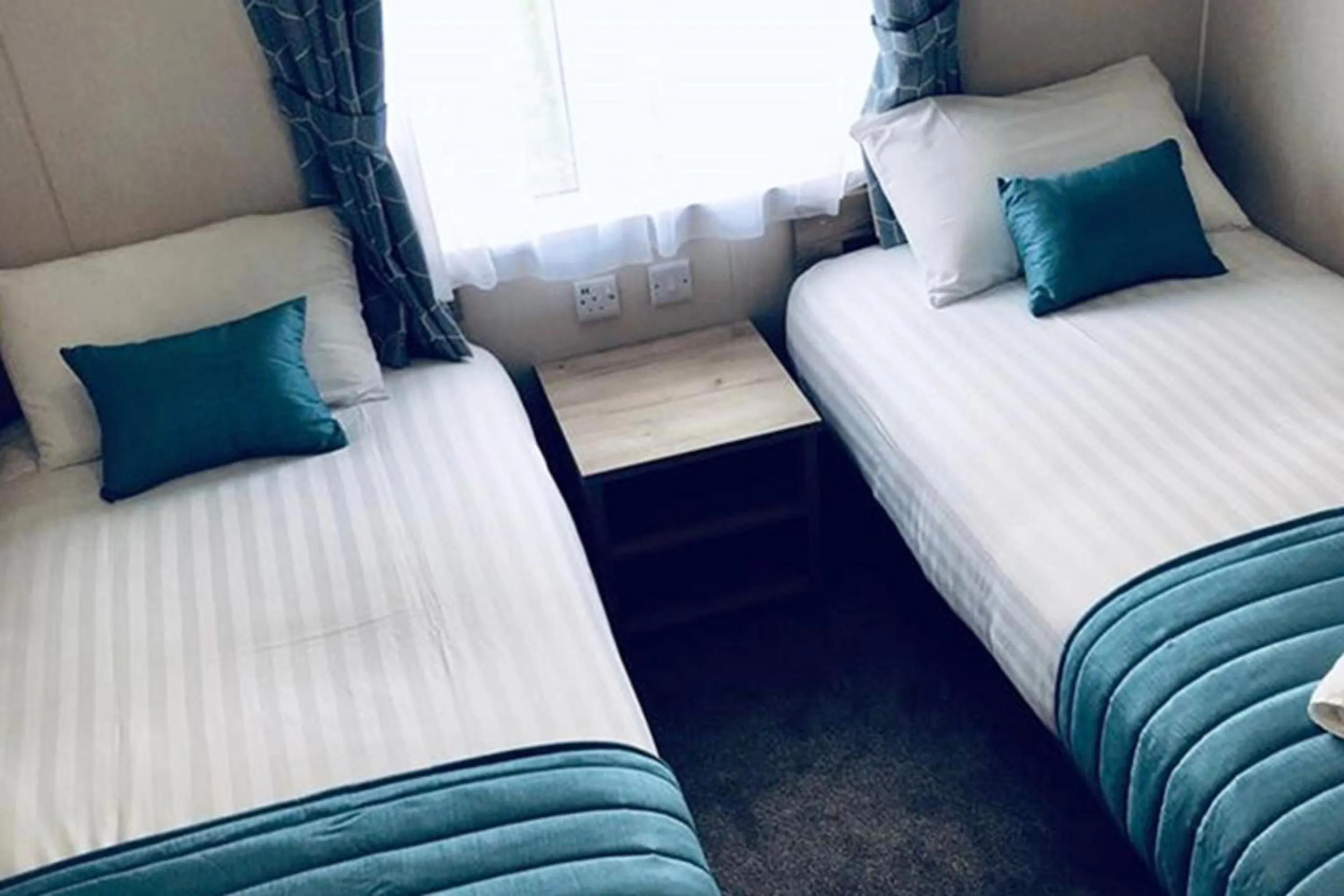 Bedroom, Bed in Newperran Holiday Resort