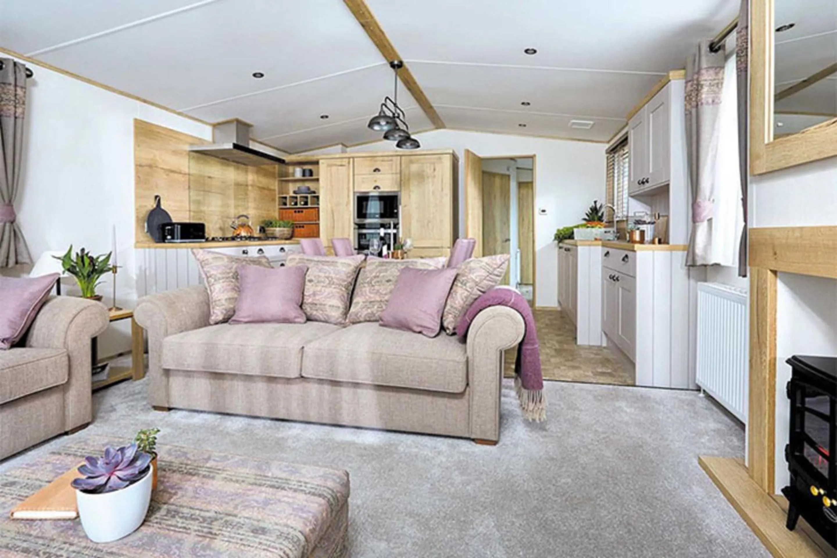 Living room in Newperran Holiday Resort