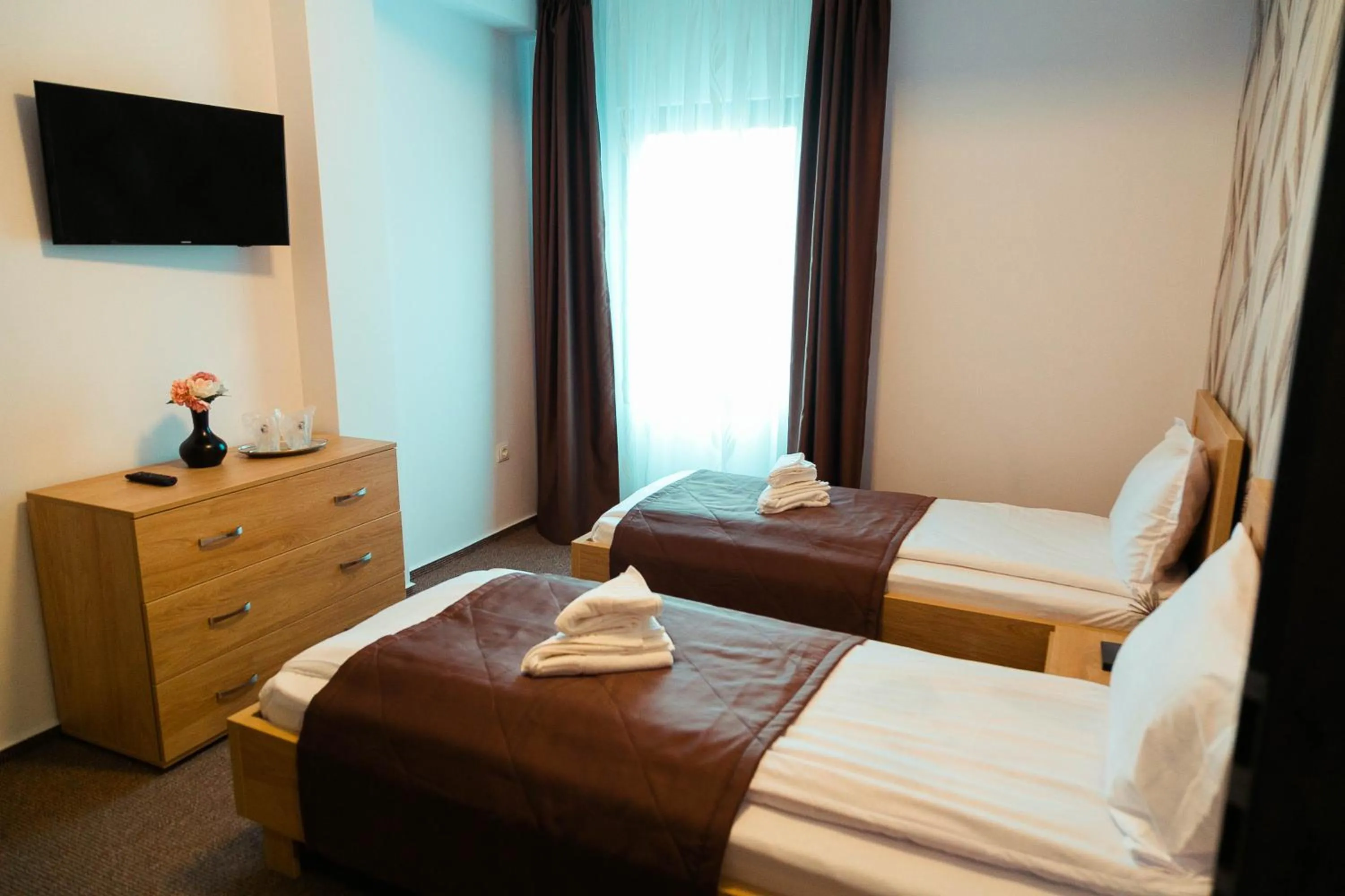 Apartment With Shared Bathroom in Pensiune Confort Morosanu