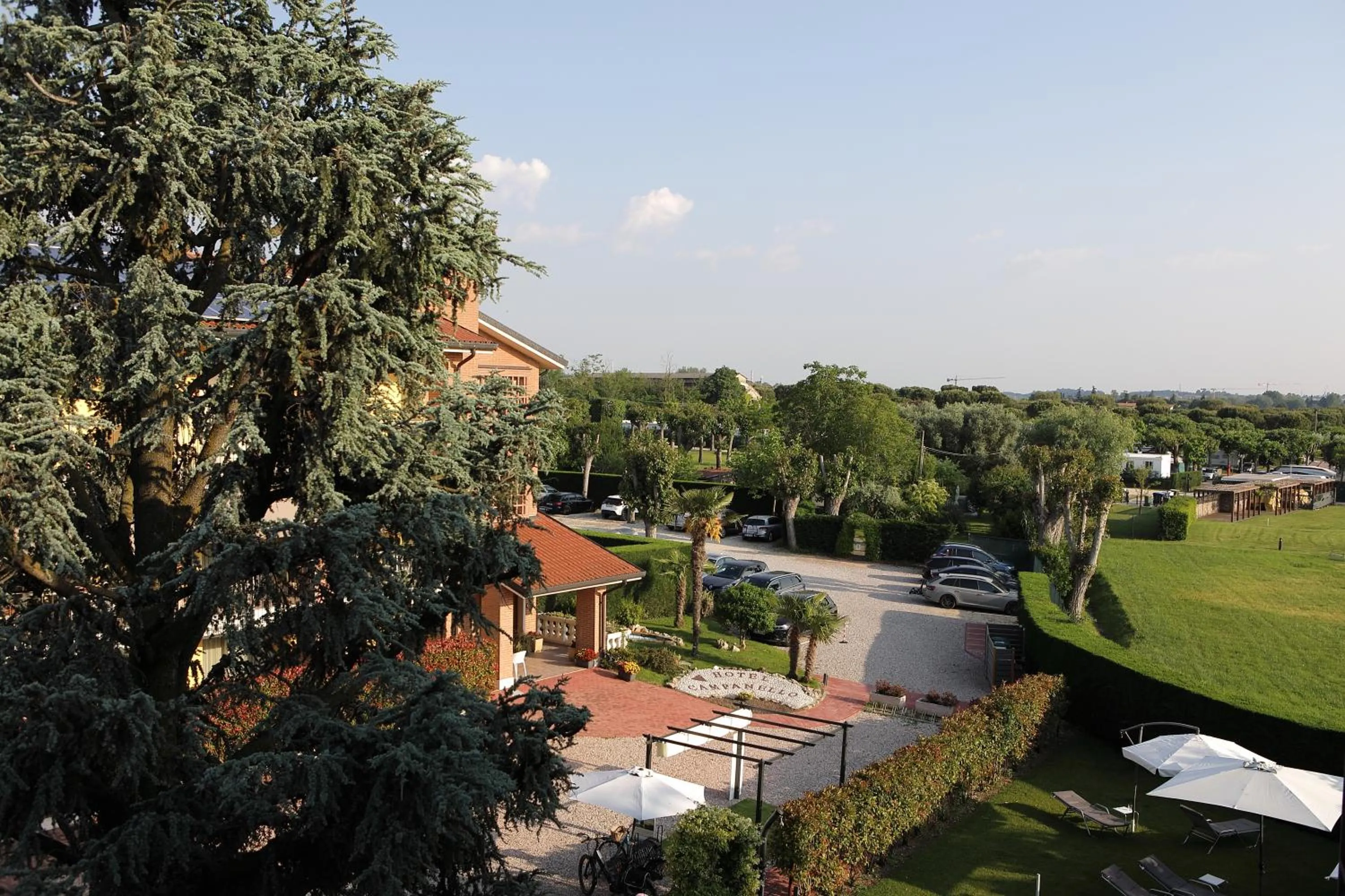 Garden view in Hotel Campanello