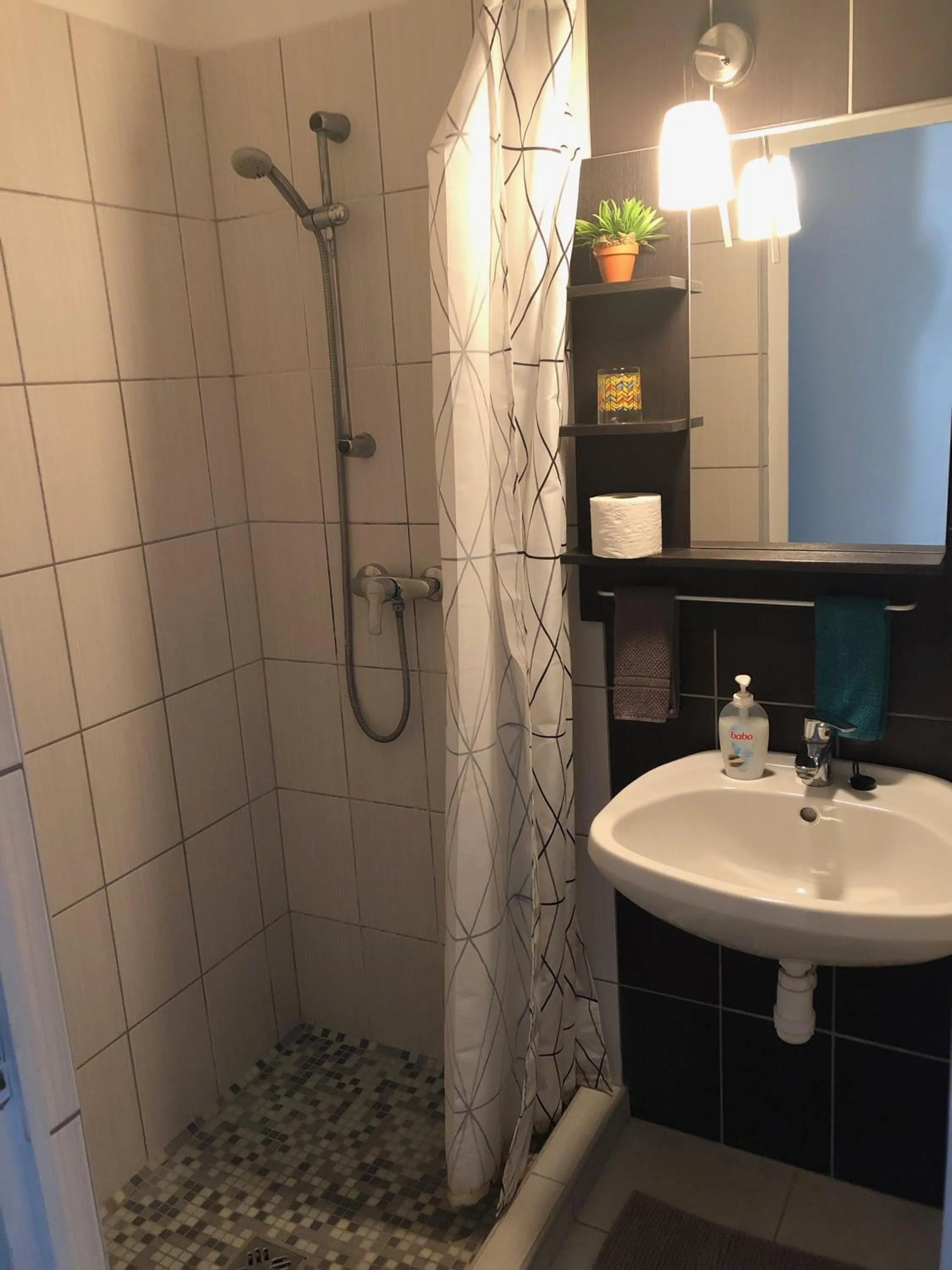 Shower in Patent, your home in Badacsony
