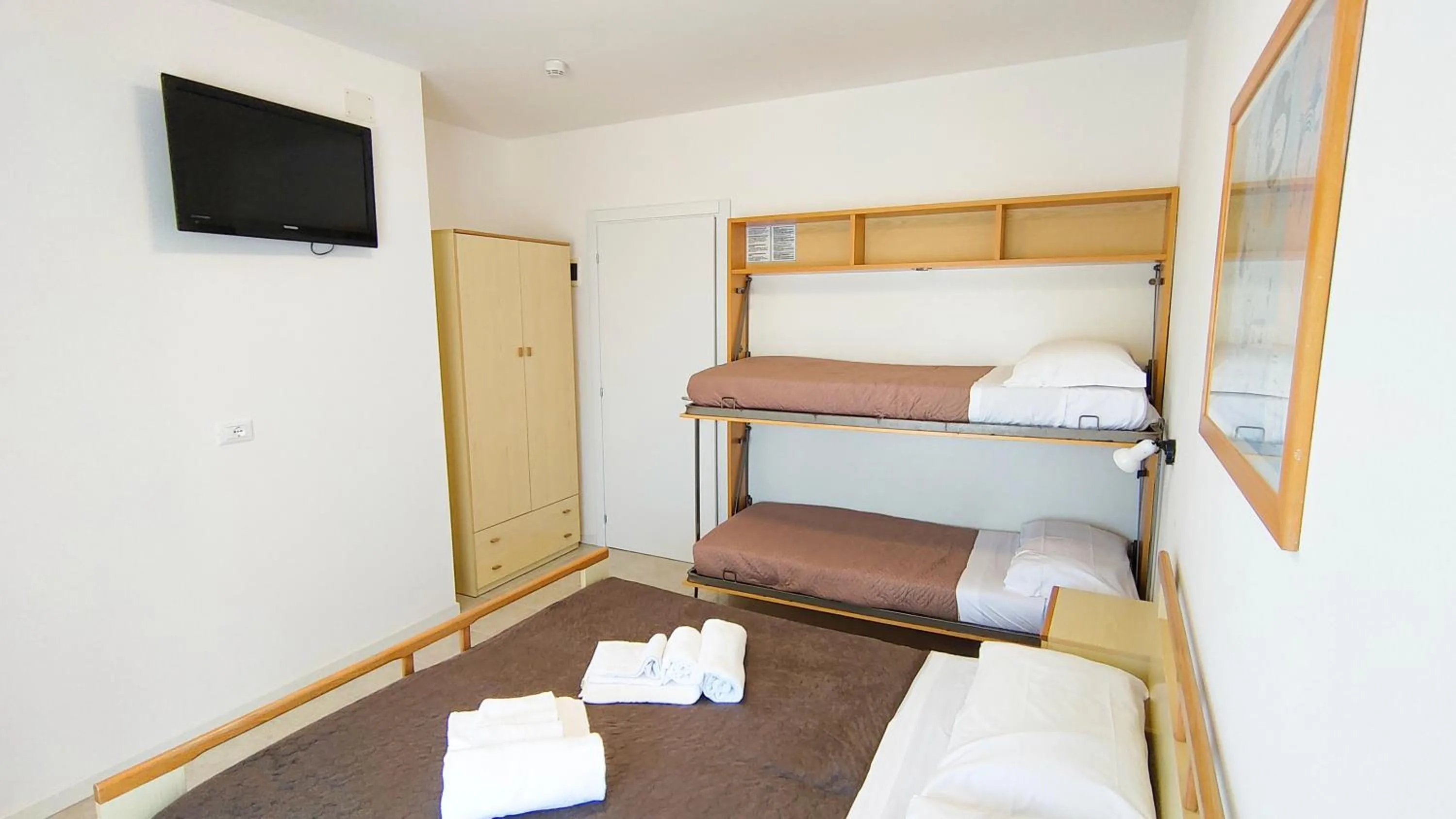 Bed in Hotel Esperia