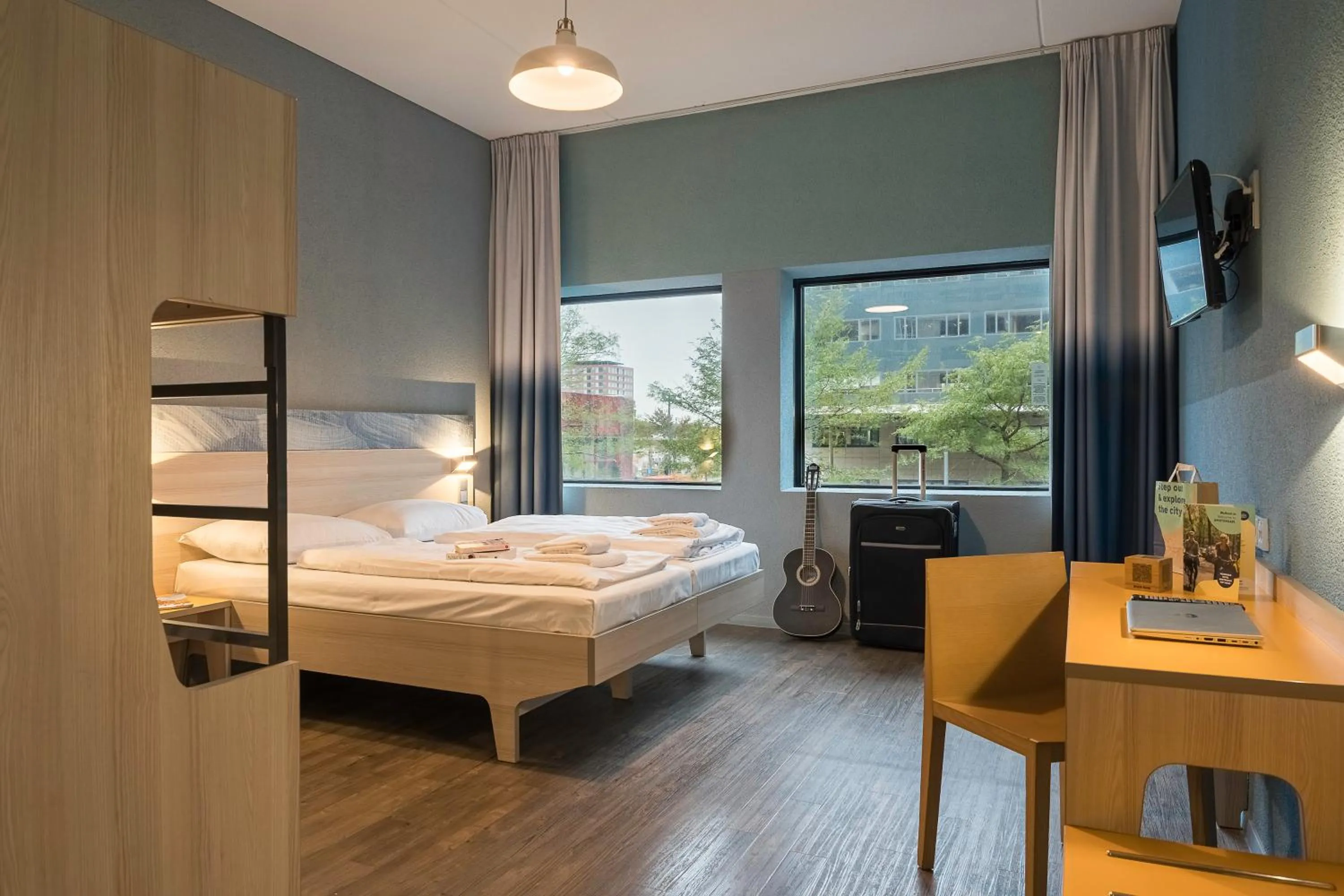 Bedroom, Bed in MEININGER Hotel Amsterdam City West