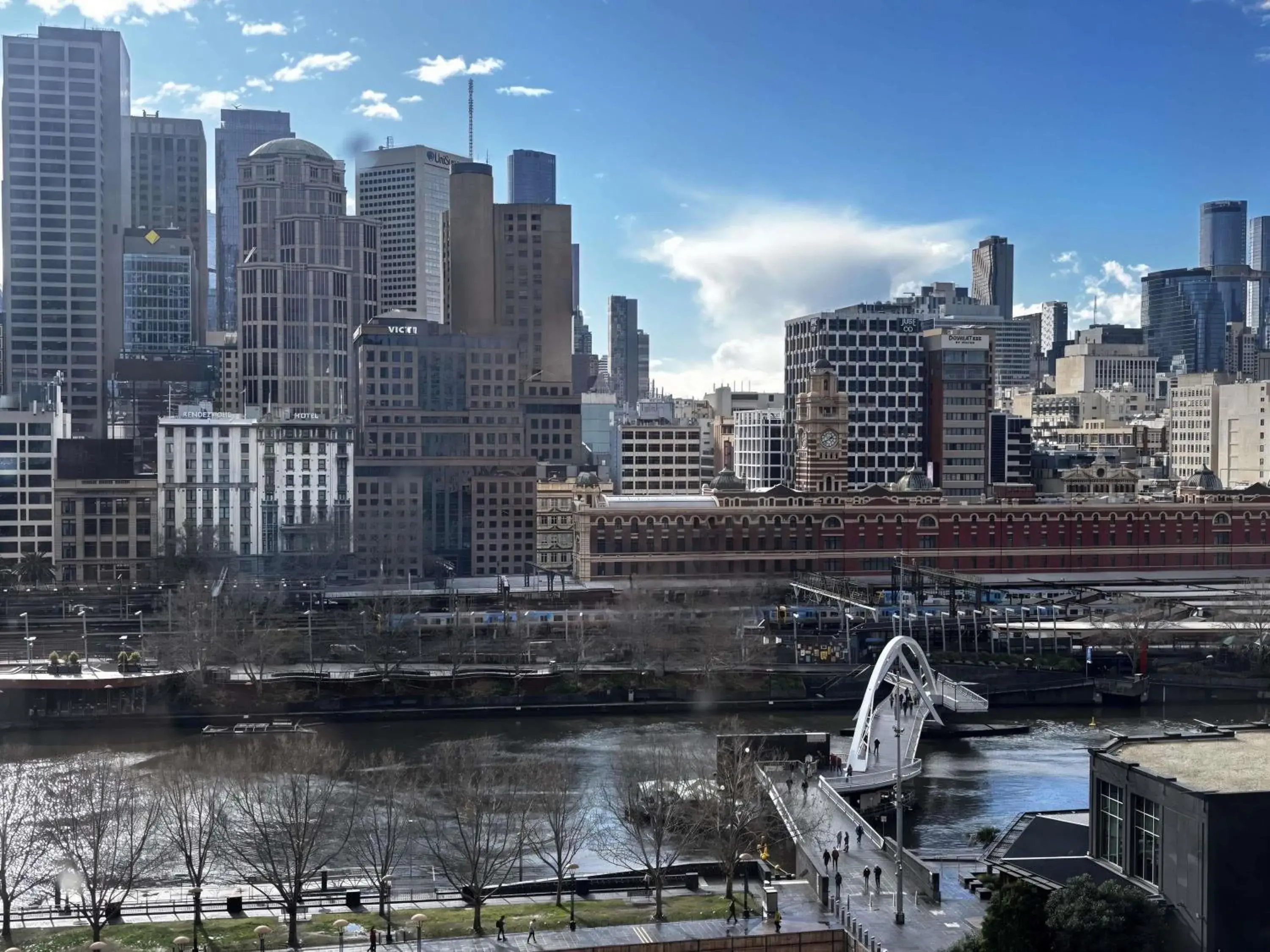 City view in Mercure Melbourne Southbank City view in Mercure Melbourne Southbank