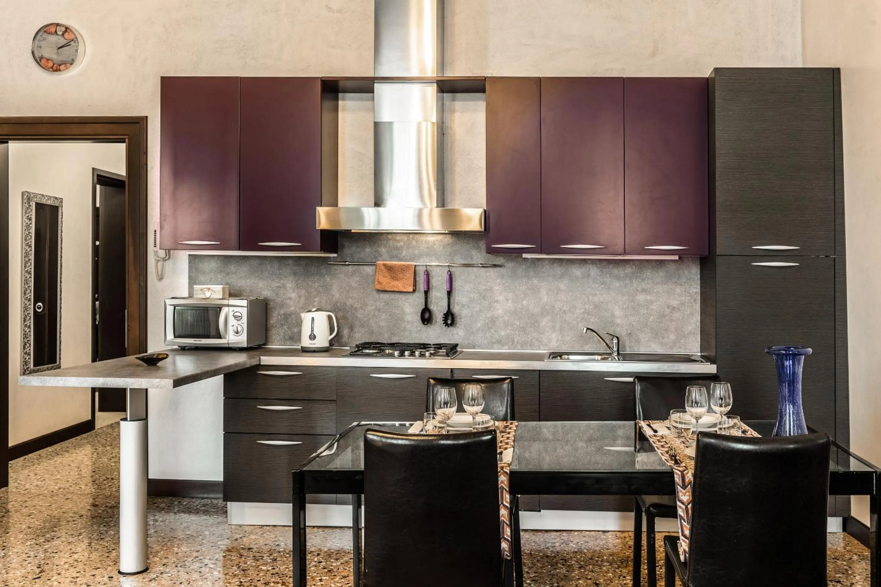 Kitchen or kitchenette in Cà Sant`Angelo