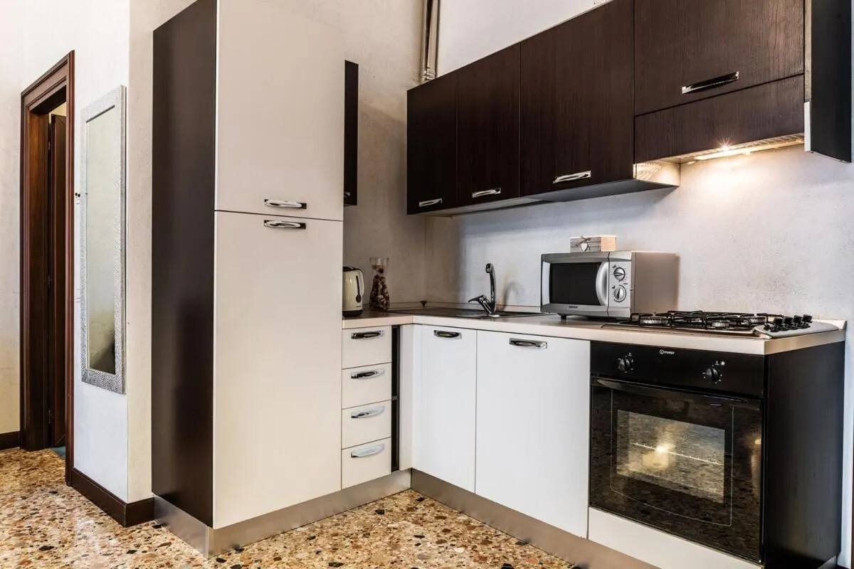 Kitchen or kitchenette in Cà Sant`Angelo