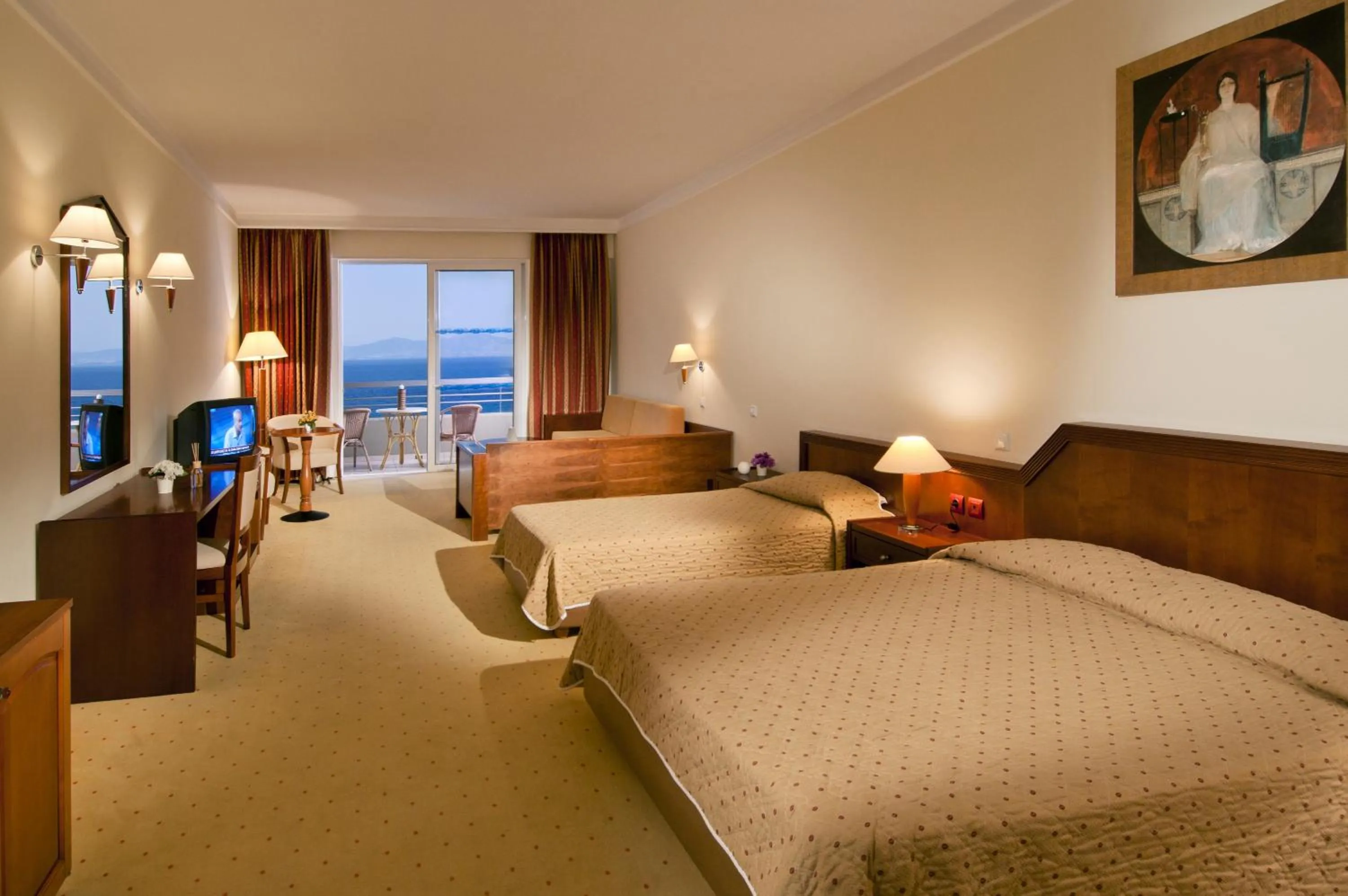 Photo of the whole room, Bed in Kipriotis Panorama Hotel & Suites