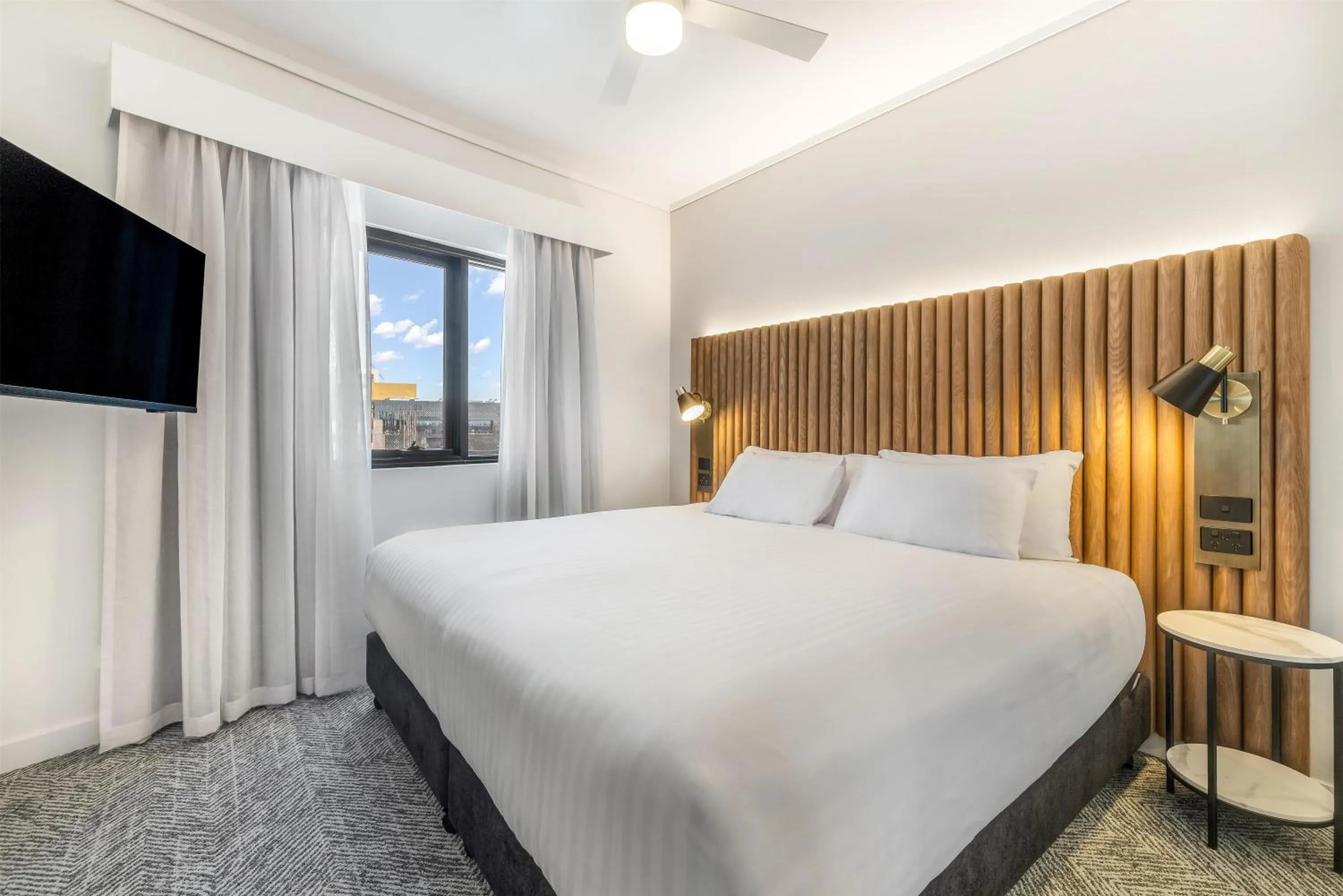 Bedroom, Bed in Adina Apartment Hotel Perth Barrack Plaza