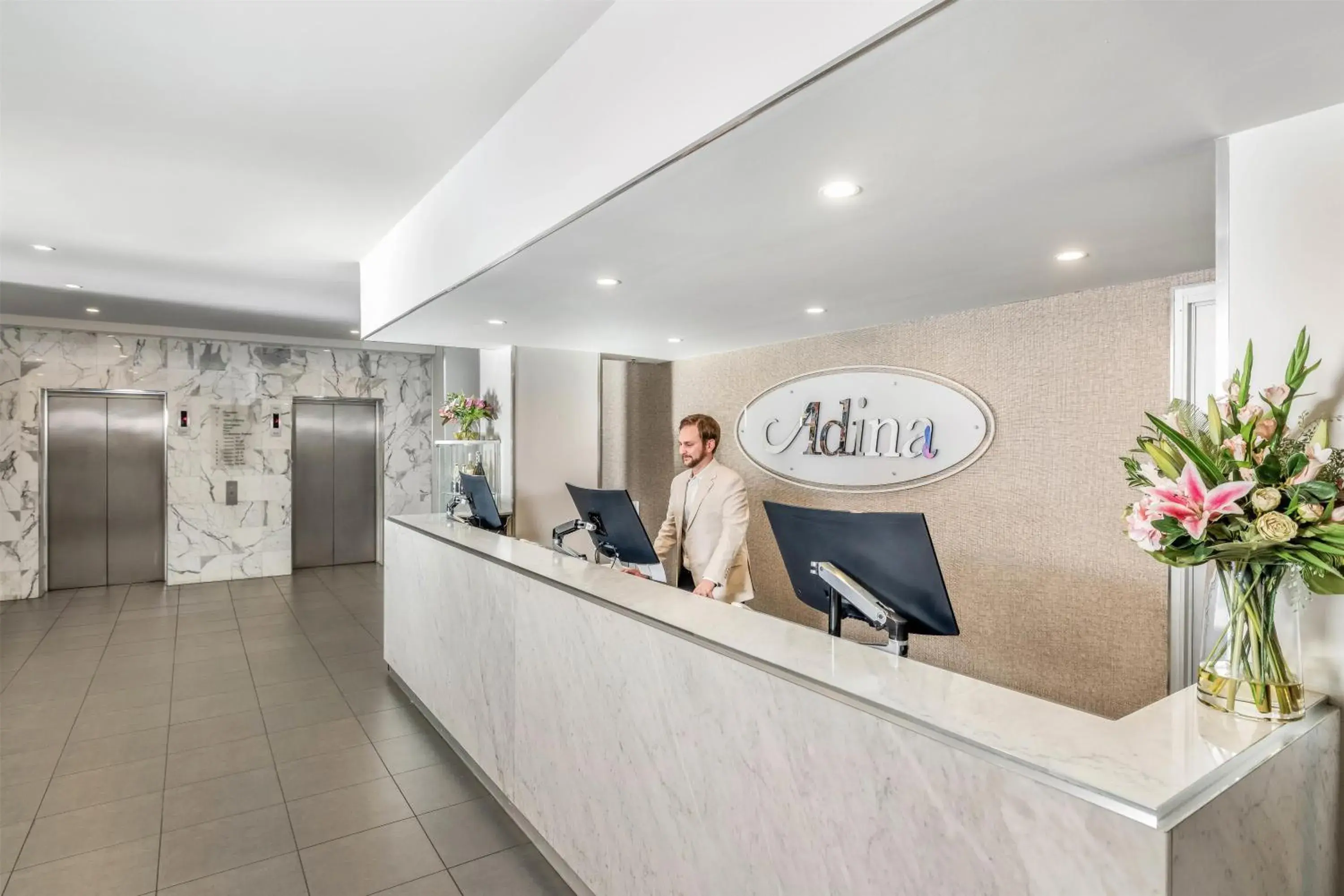 Lobby or reception in Adina Apartment Hotel Perth Barrack Plaza Lobby or reception in Adina Apartment Hotel Perth Barrack Plaza