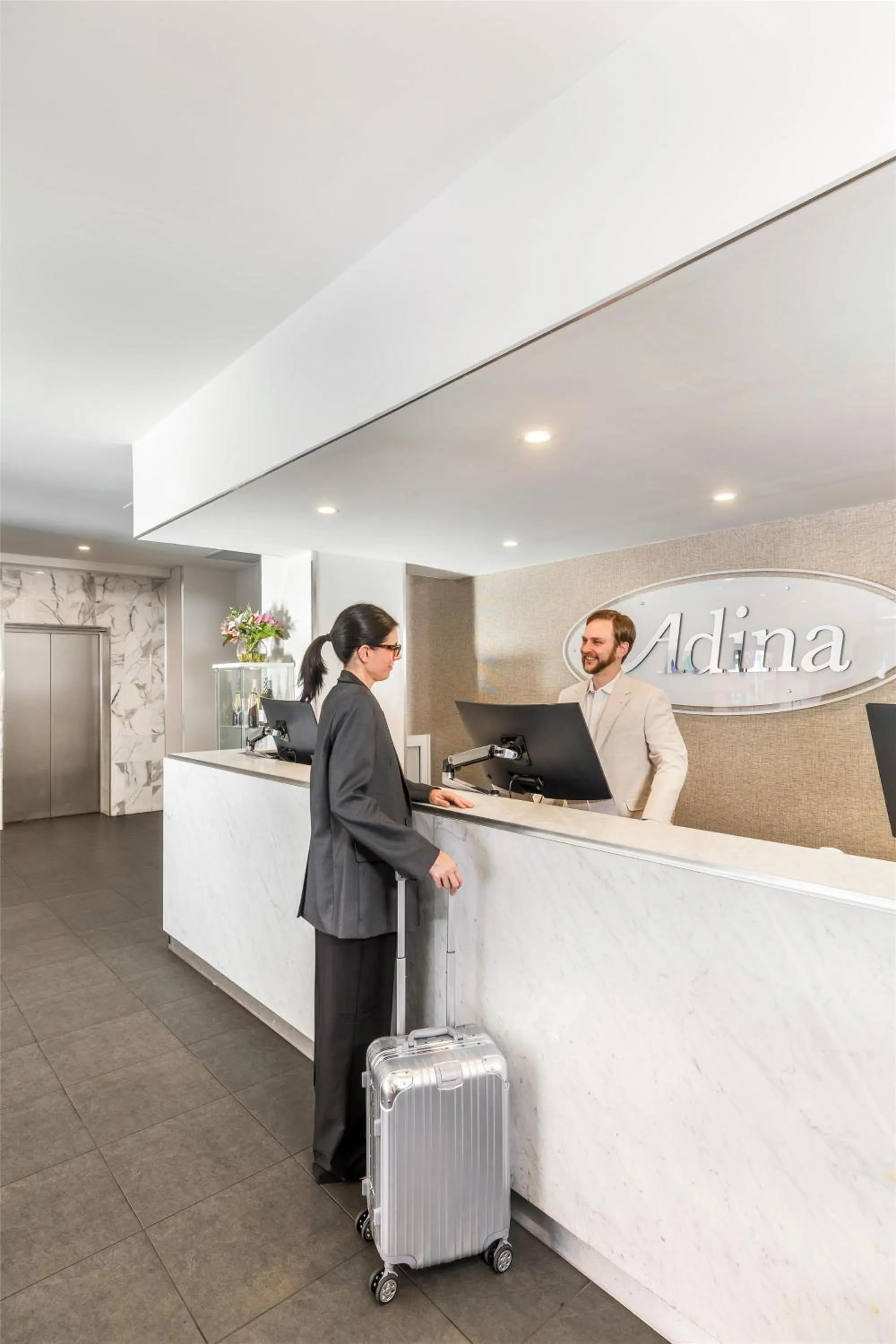 Lobby or reception in Adina Apartment Hotel Perth Barrack Plaza