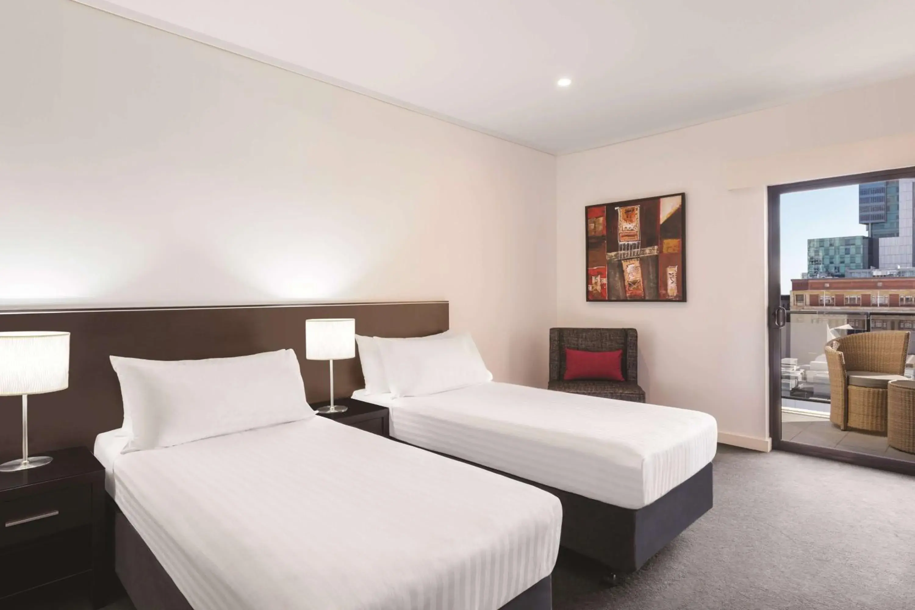 Bedroom, Bed in Adina Apartment Hotel Perth Barrack Plaza Bedroom, Bed in Adina Apartment Hotel Perth Barrack Plaza