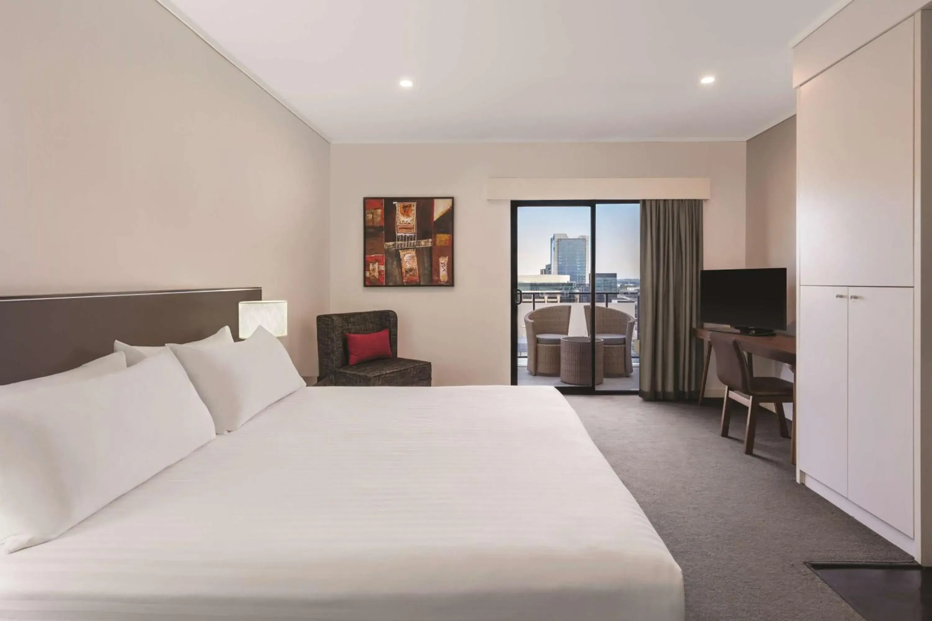 Bedroom, Bed in Adina Apartment Hotel Perth Barrack Plaza Bedroom, Bed in Adina Apartment Hotel Perth Barrack Plaza