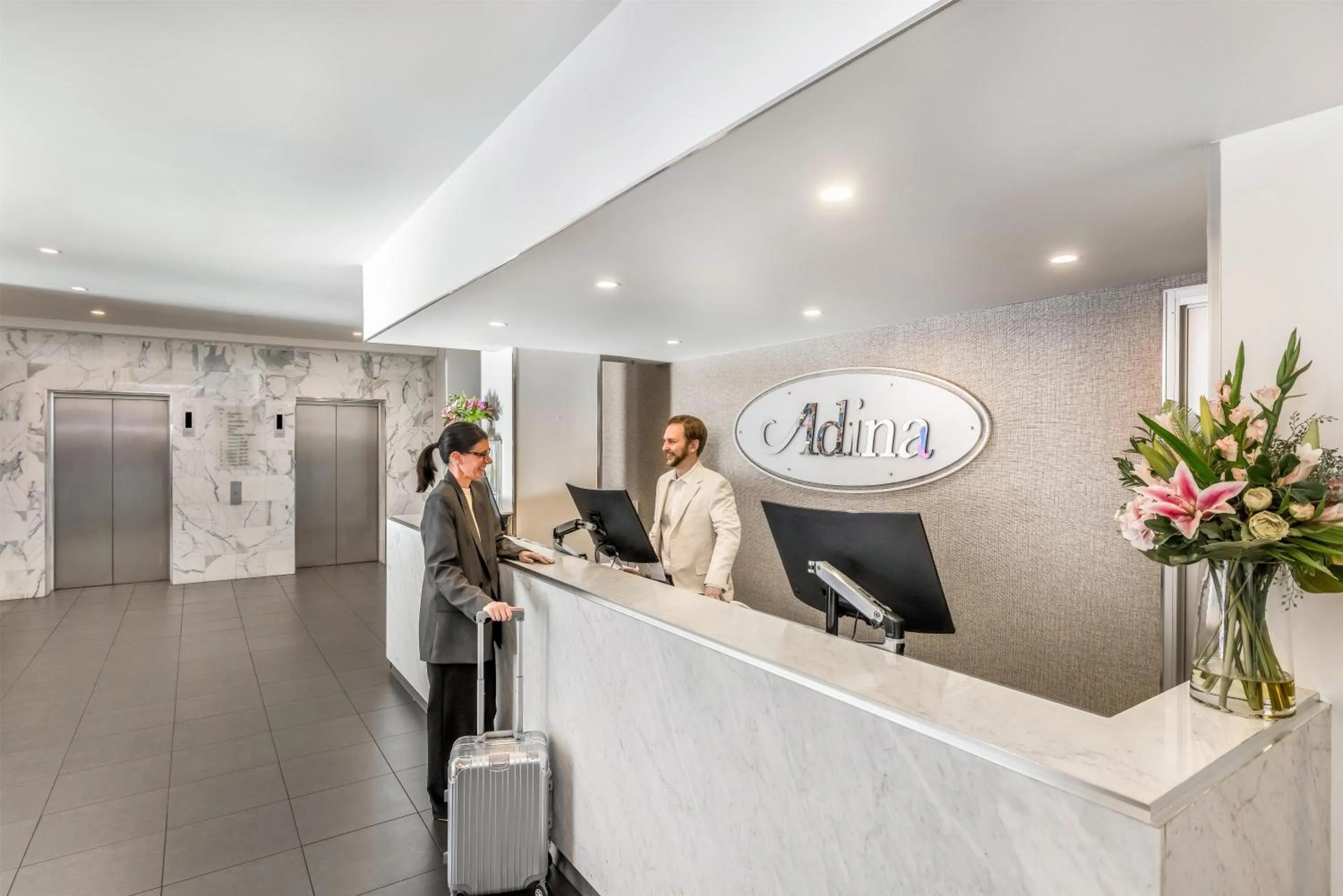 Lobby or reception in Adina Apartment Hotel Perth Barrack Plaza