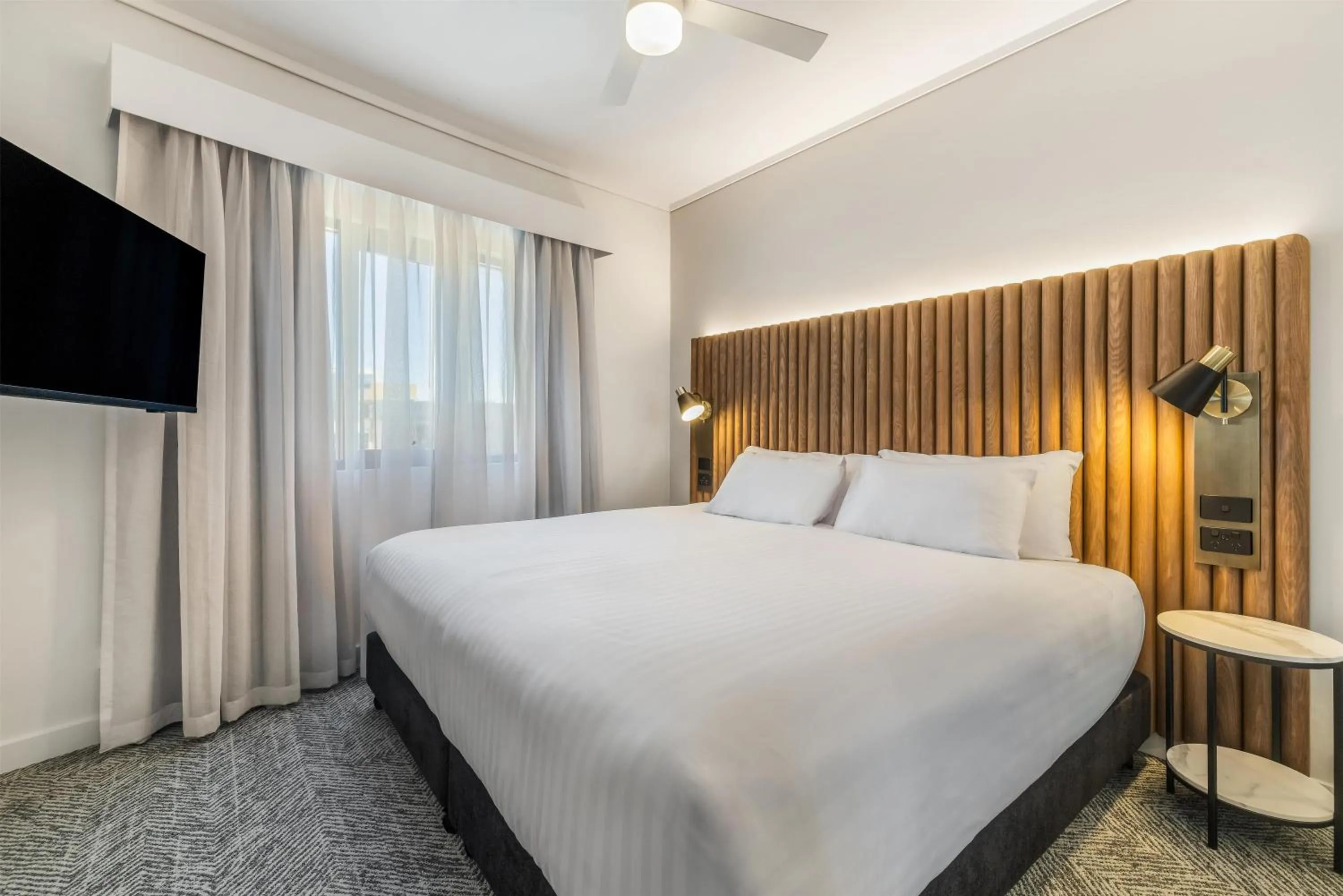 Bedroom, Bed in Adina Apartment Hotel Perth Barrack Plaza