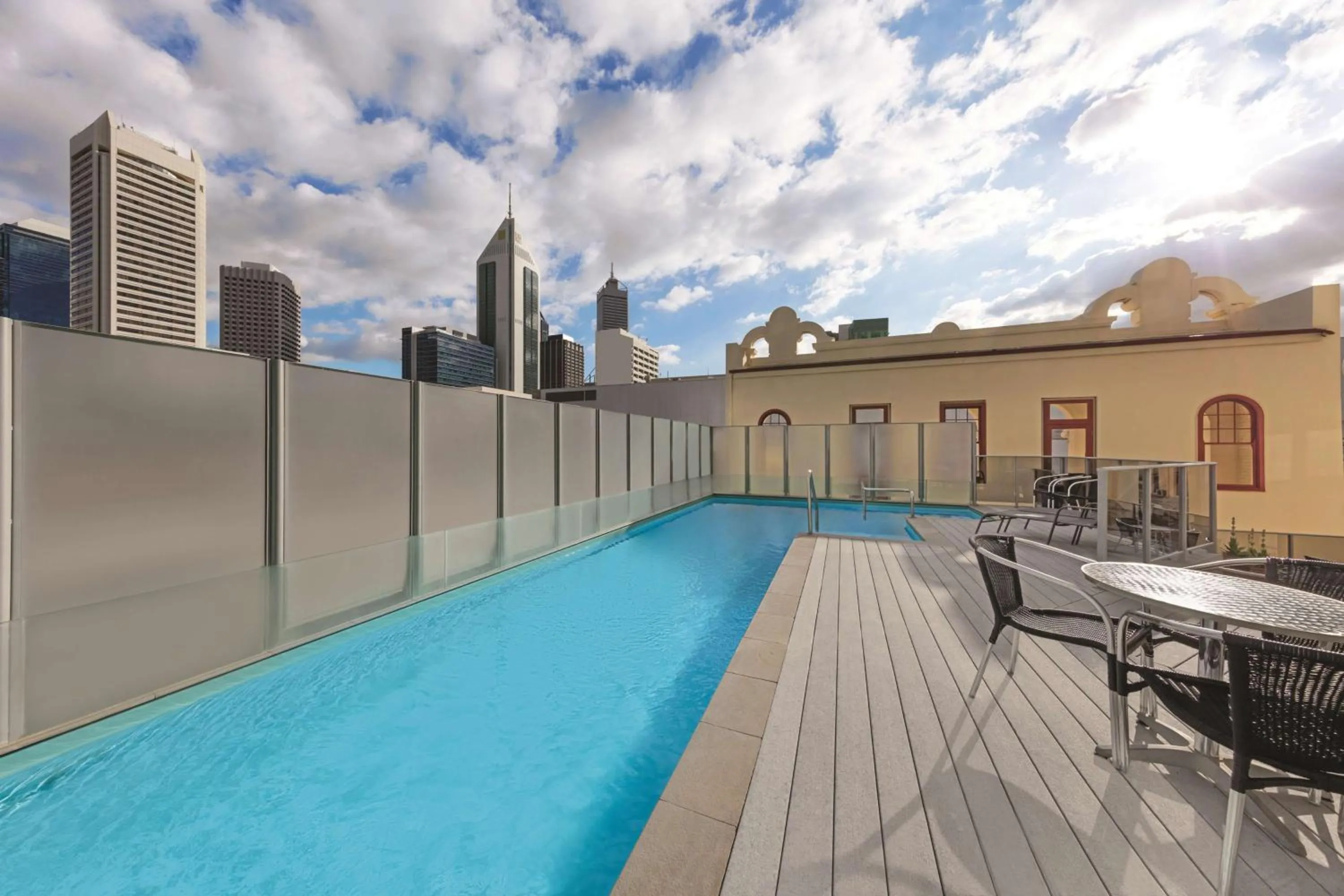 Pool view in Adina Apartment Hotel Perth Barrack Plaza