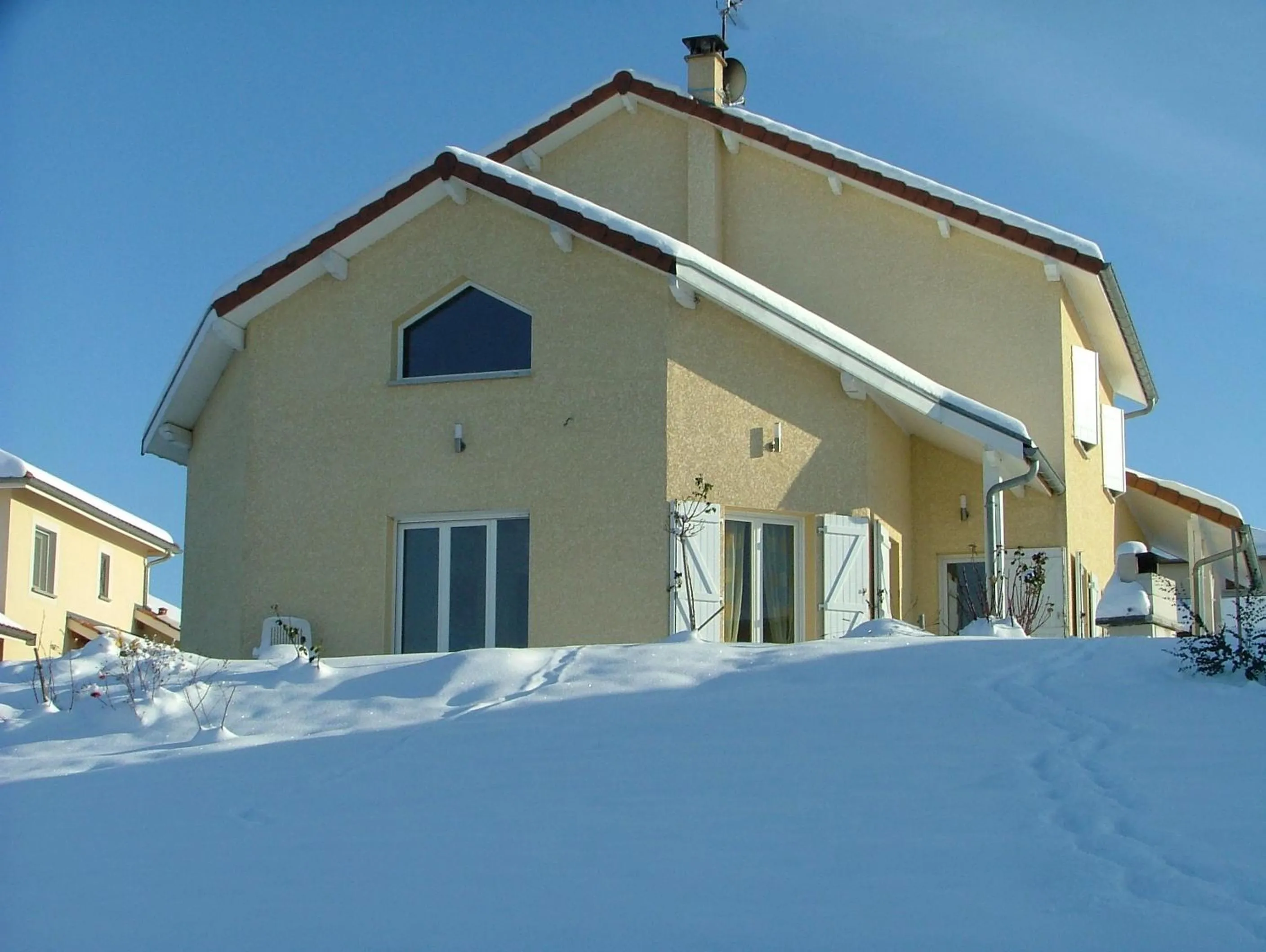 Garden view in Les Enselmes