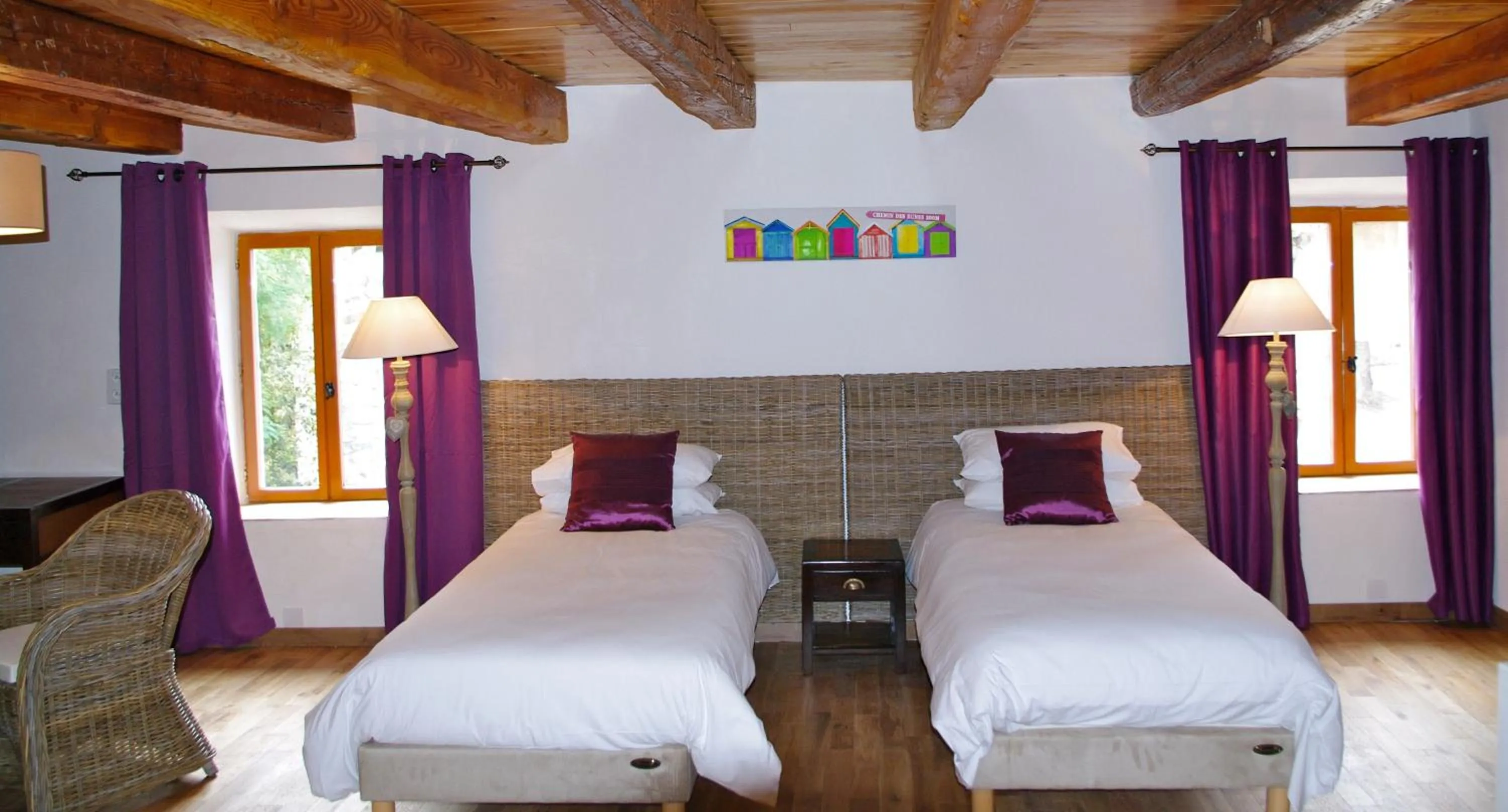 Bed in Chateau Le Vergel Authenac