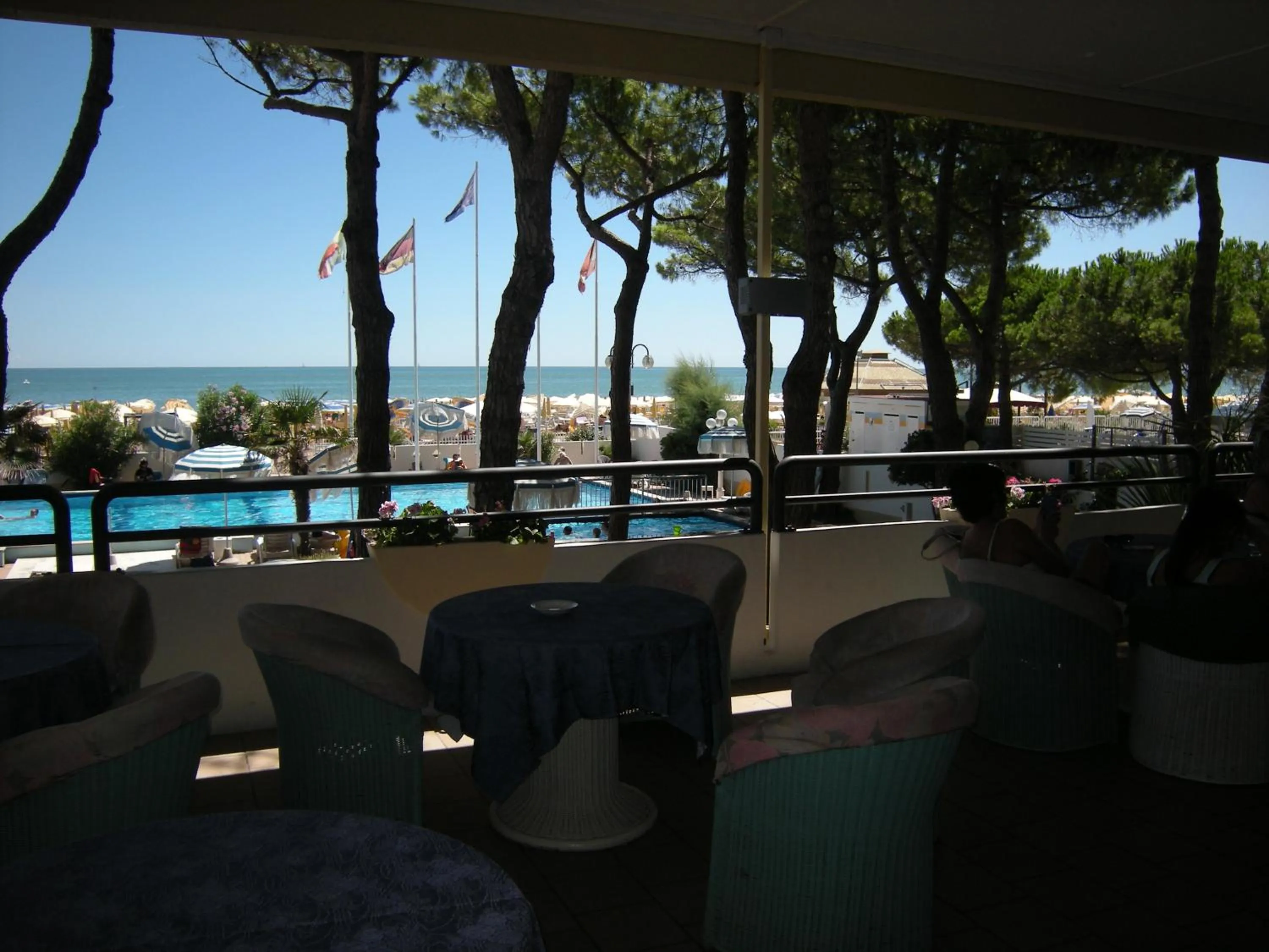 Balcony/Terrace in Hotel Ambasciatori Palace
