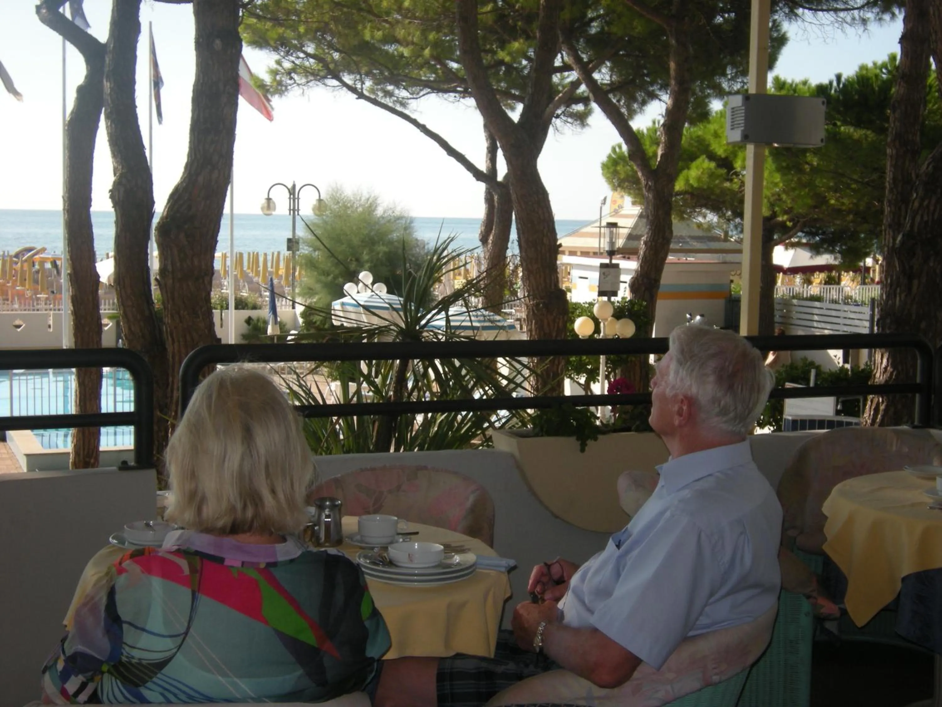 Balcony/Terrace in Hotel Ambasciatori Palace