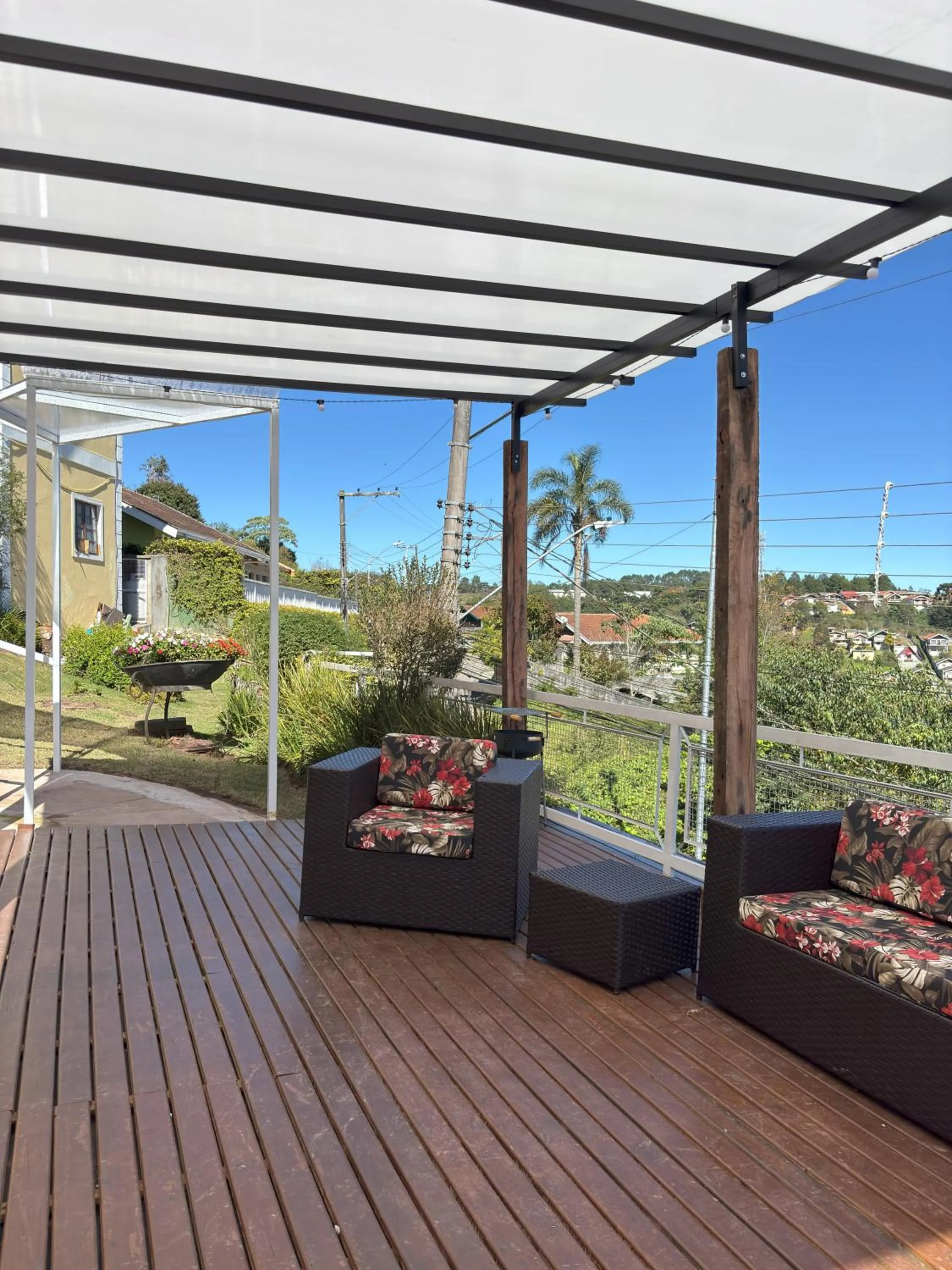 Patio in Pousada Portal das Cerejeiras - Be Happy Group