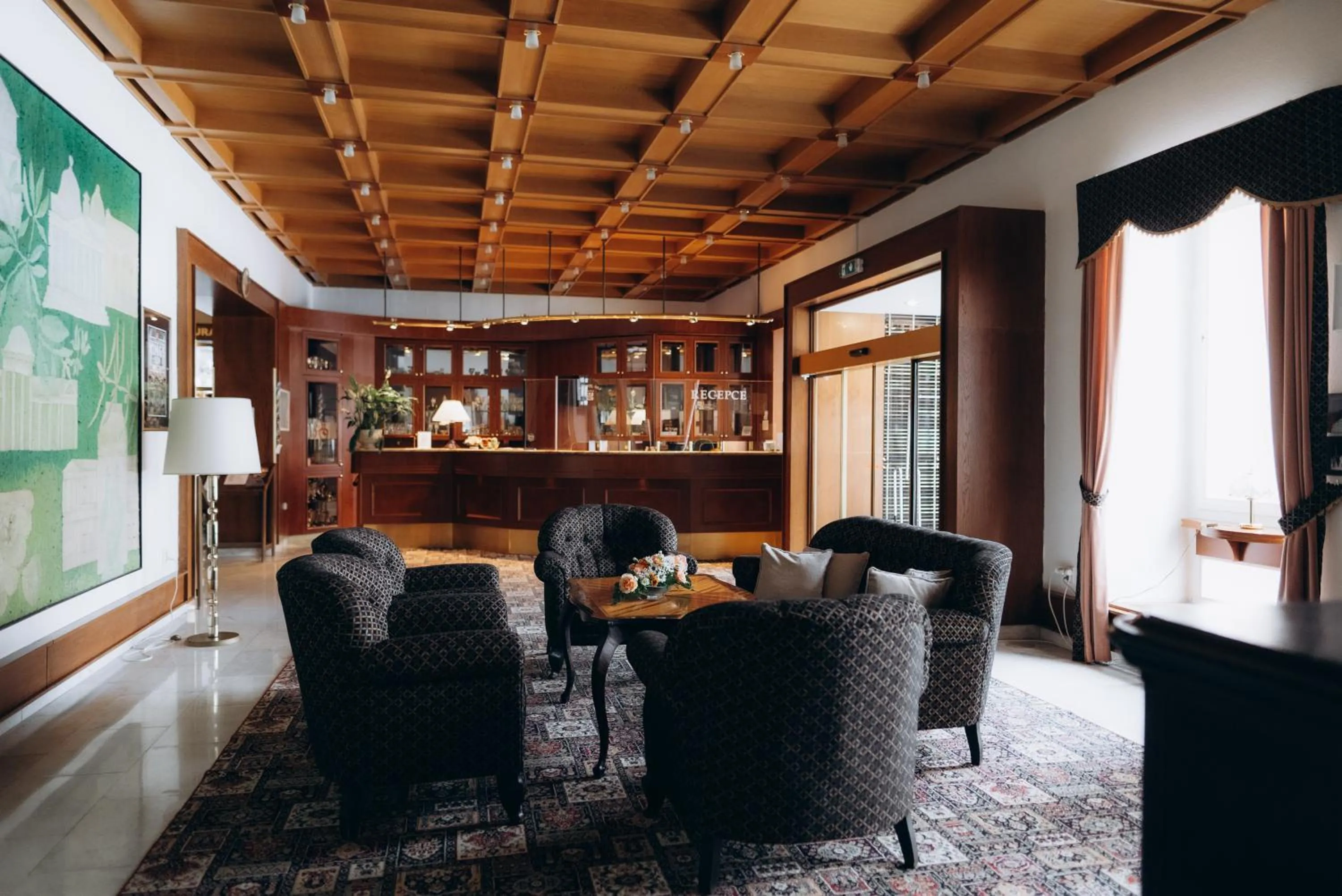 Lobby or reception in Parkhotel Golf Marianske Lazne