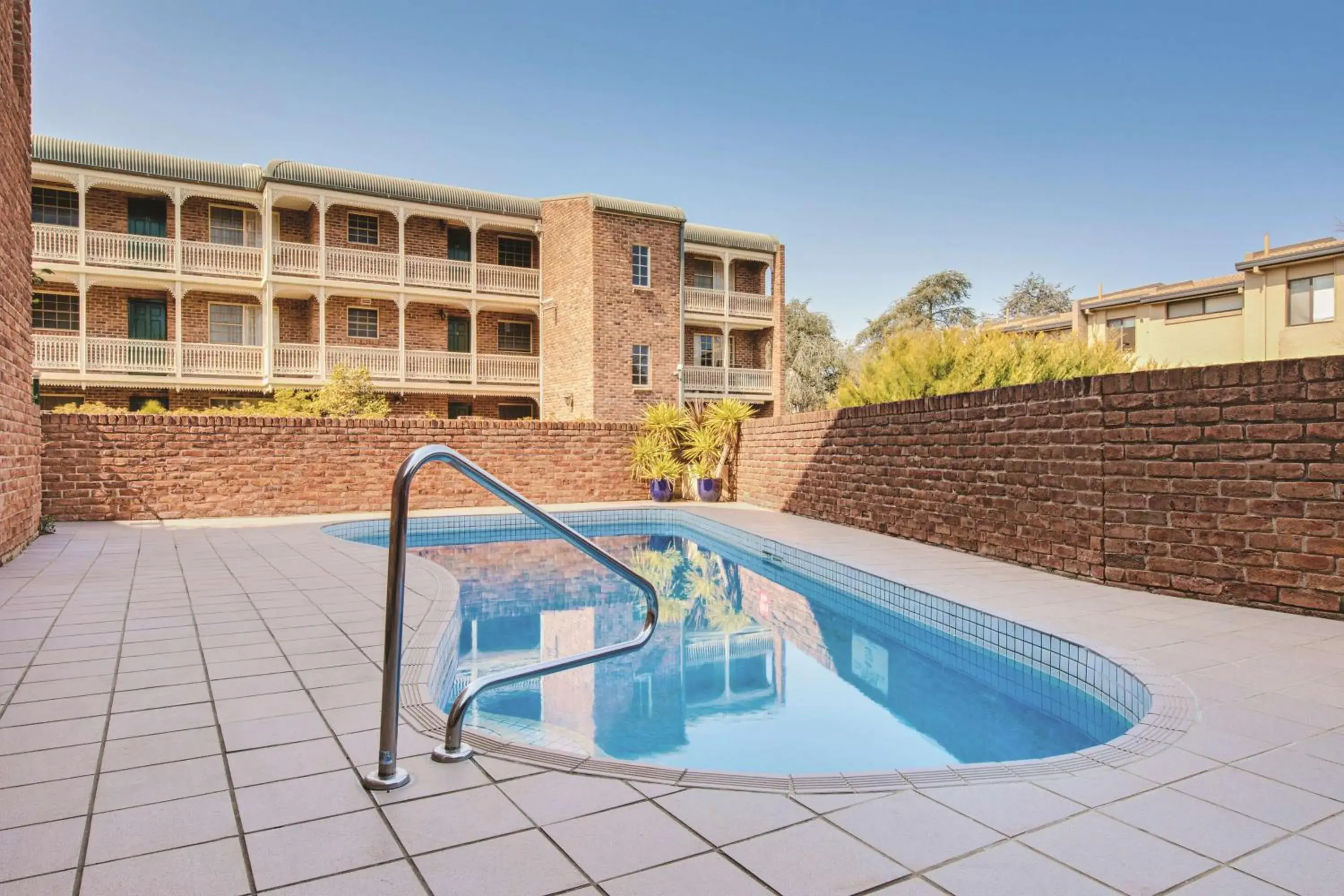 Pool view in Adina Serviced Apartments Canberra Kingston Pool view in Adina Serviced Apartments Canberra Kingston