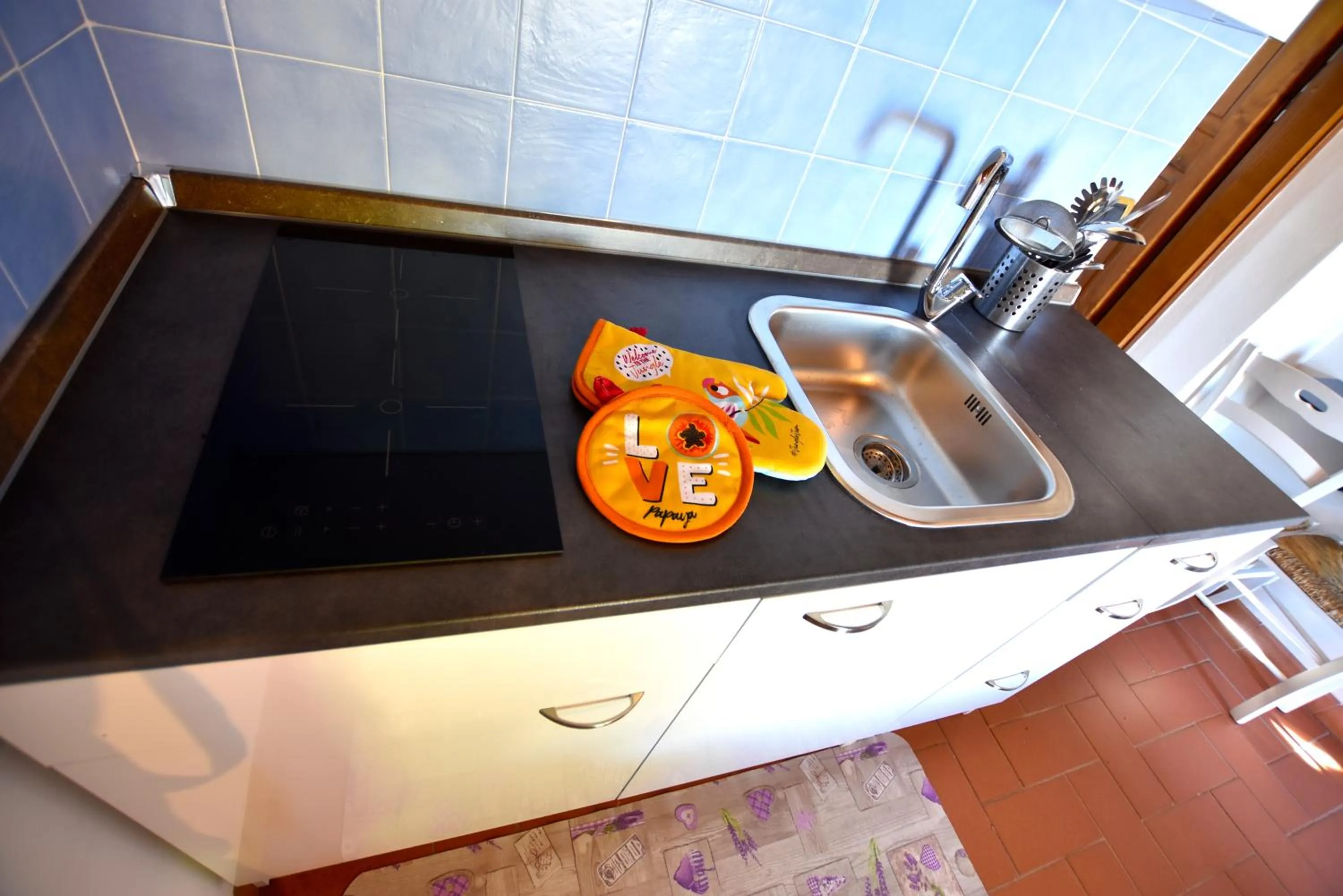 Kitchen or kitchenette in La Valle di Anna