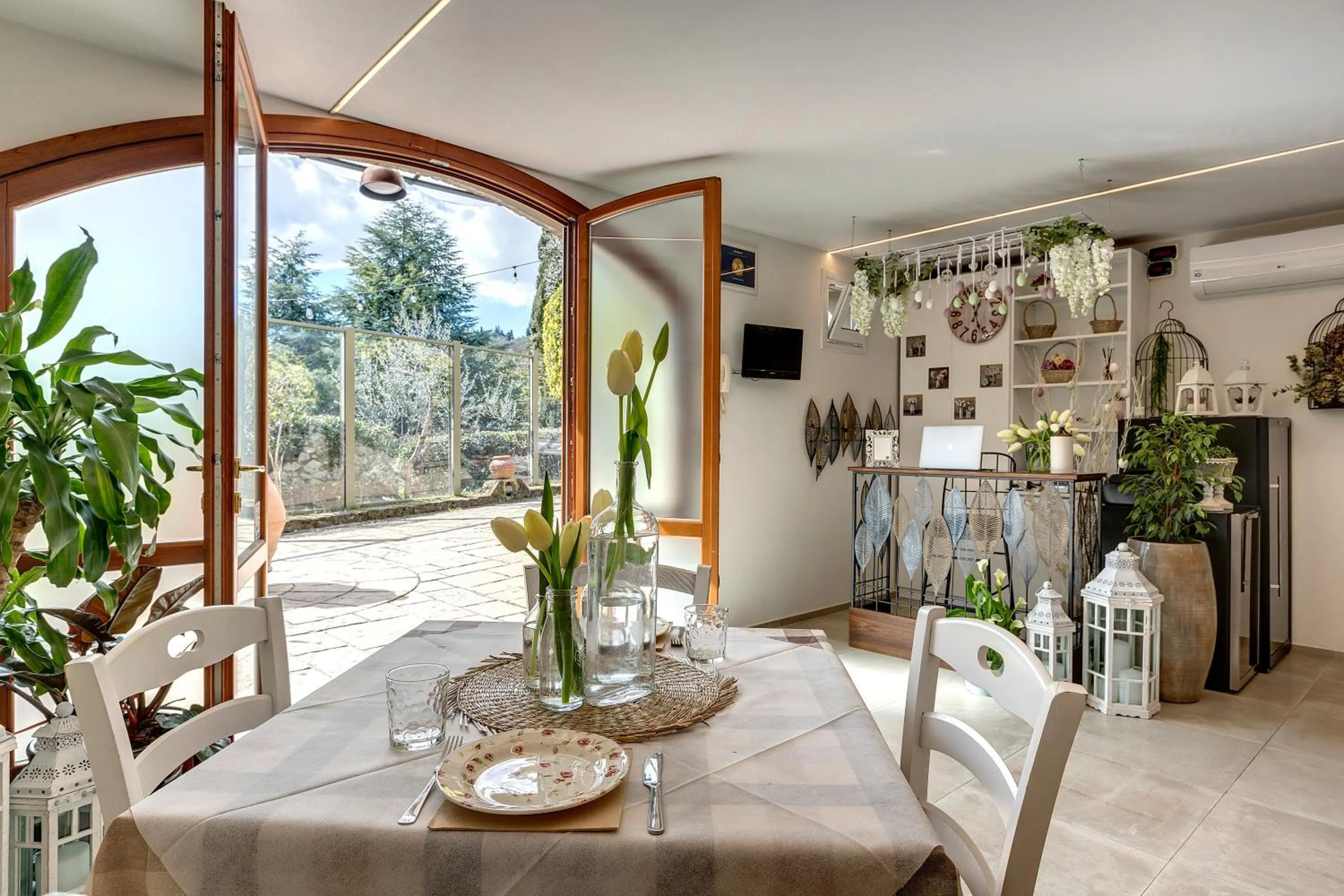 Lobby or reception in La Valle di Anna