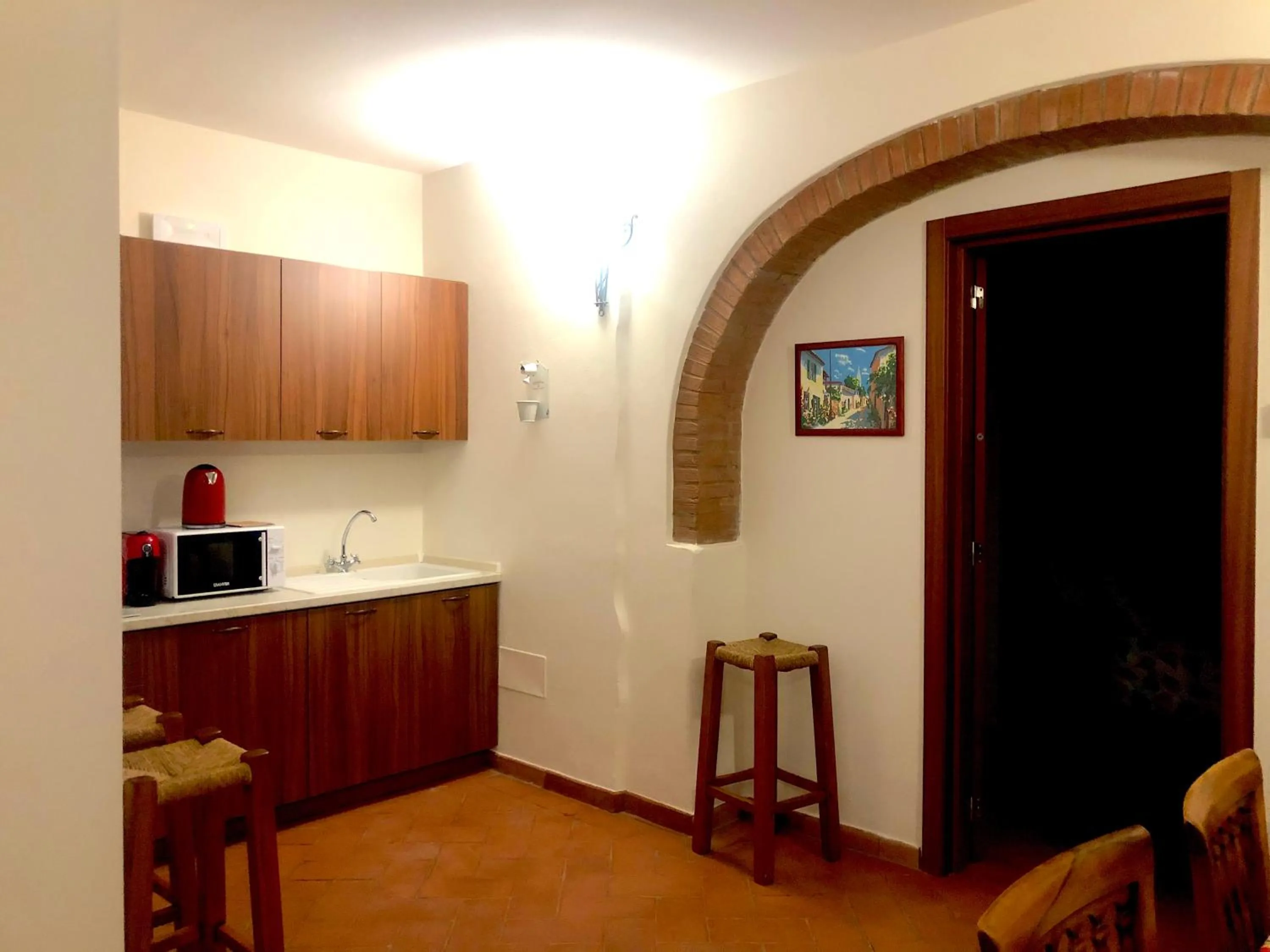 Kitchen or kitchenette in La Valle di Anna