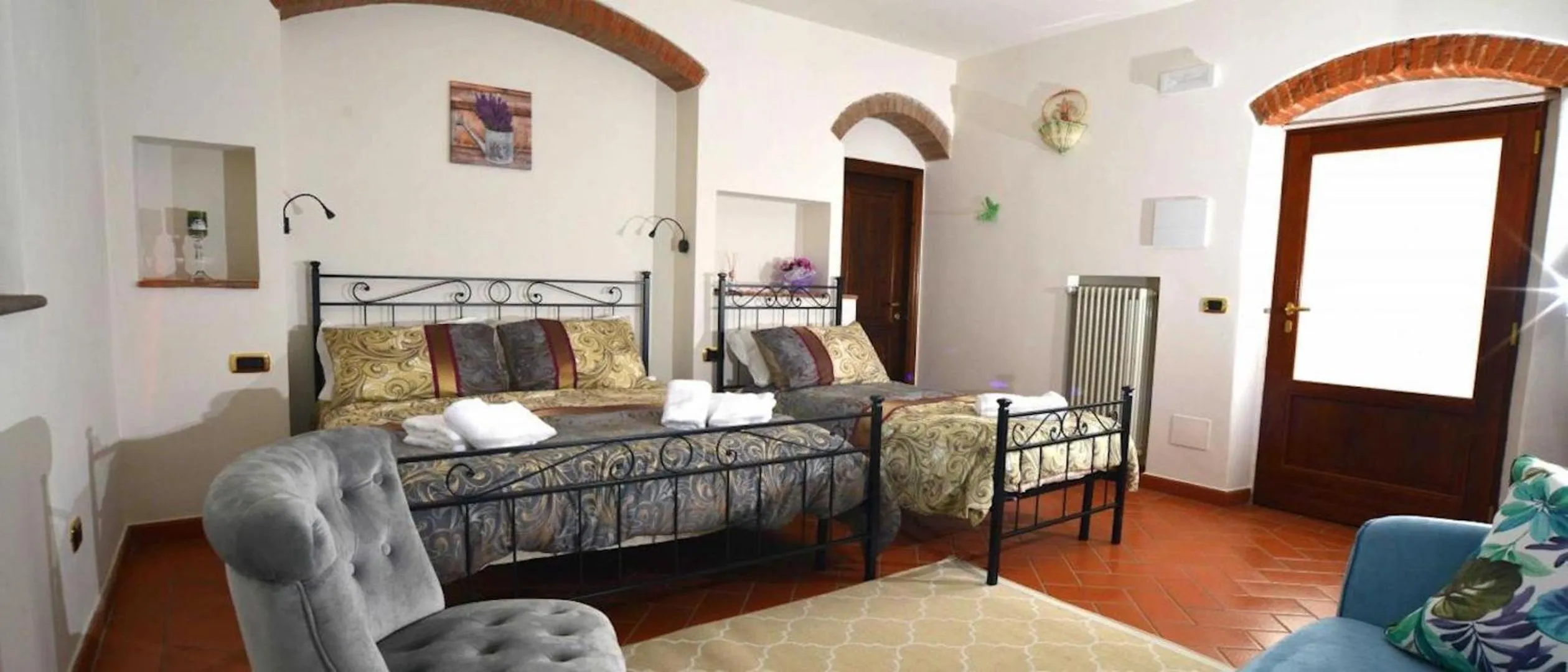 Bedroom, Bed in La Valle di Anna