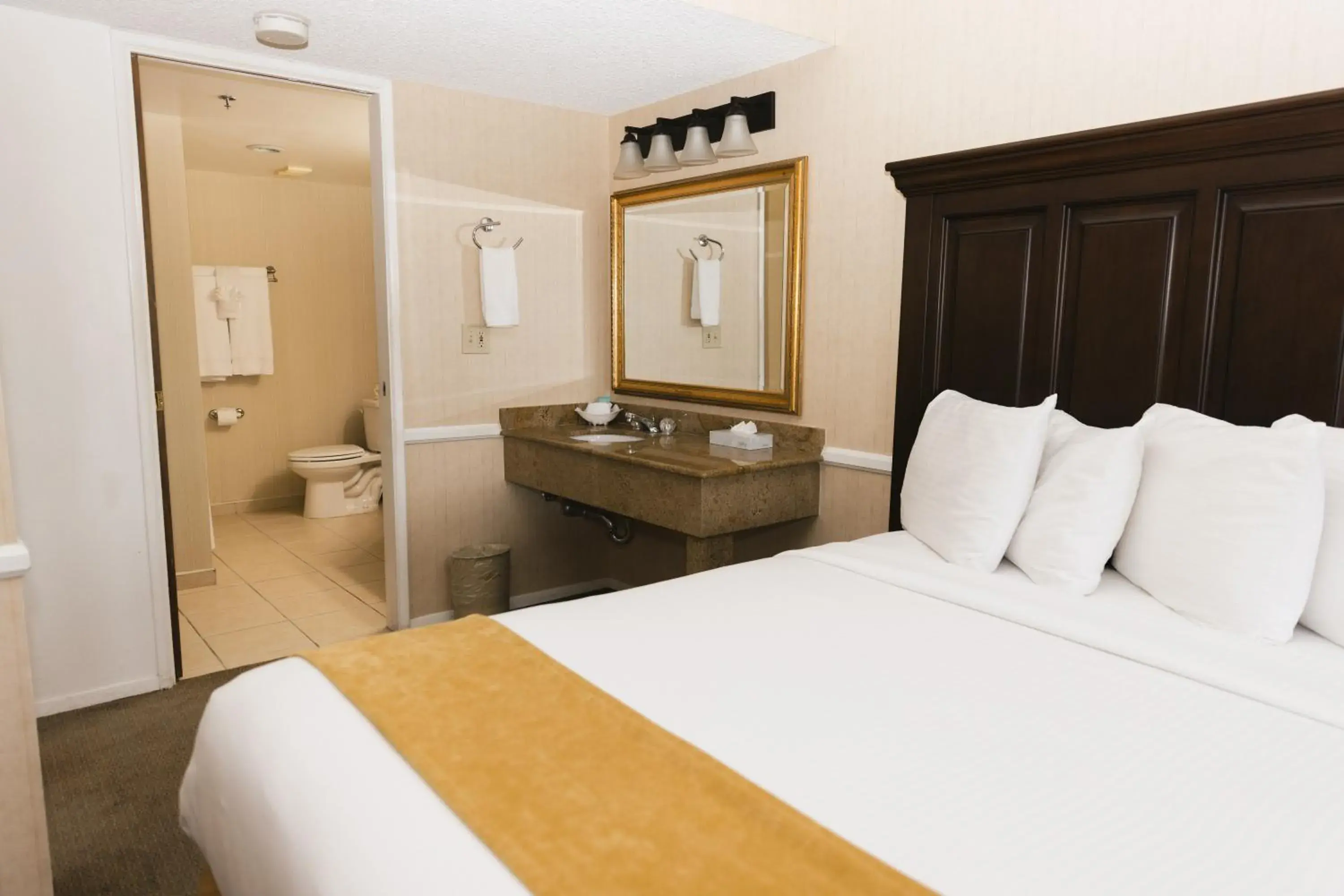 Bed in Historic Santa Maria Inn Bed in Historic Santa Maria Inn