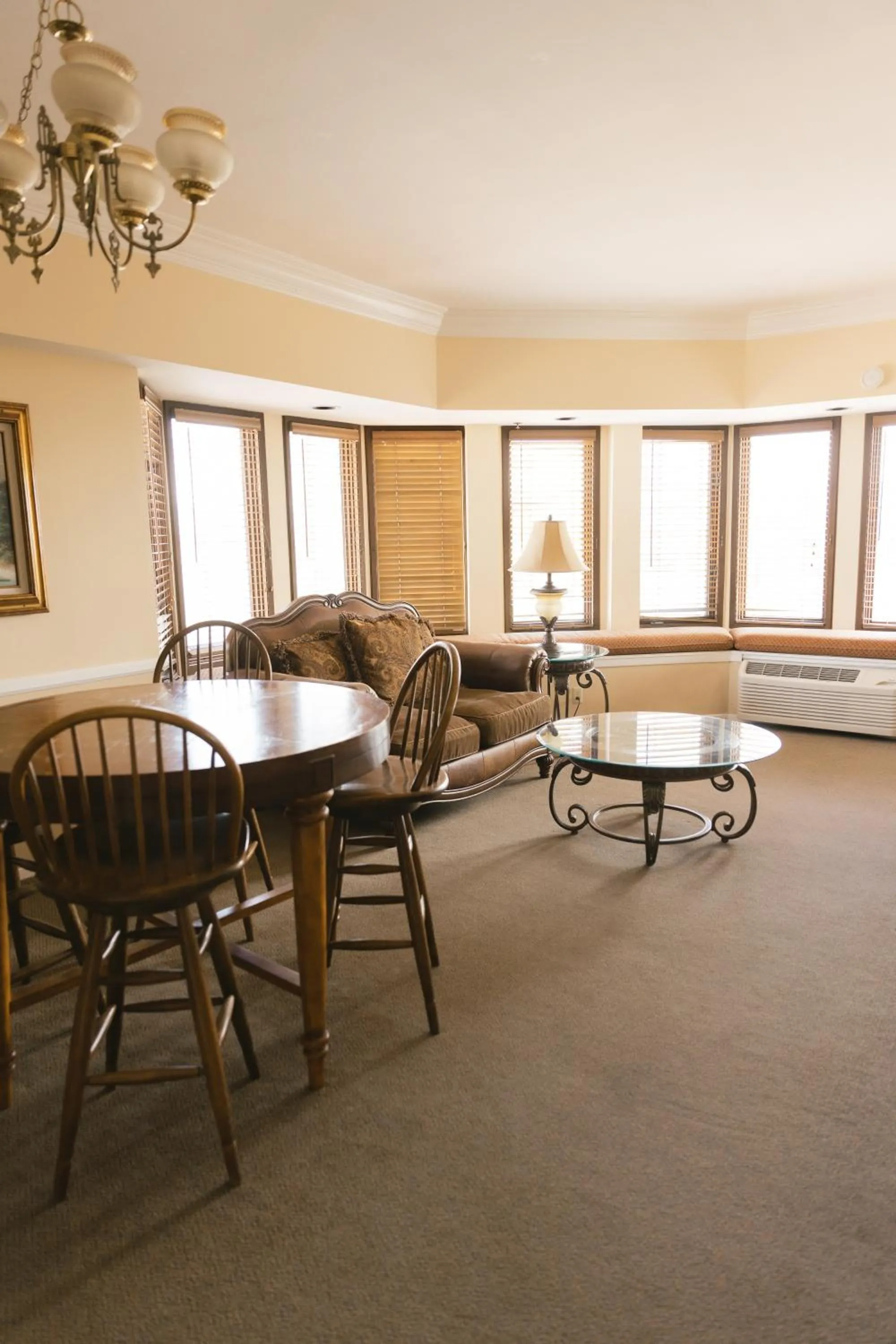 Living room in Historic Santa Maria Inn