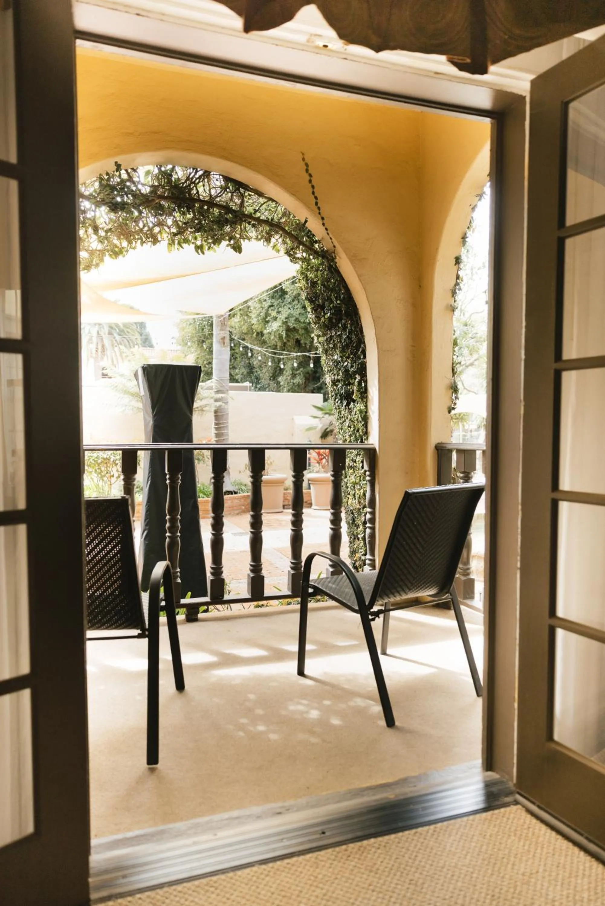 Balcony/Terrace in Historic Santa Maria Inn