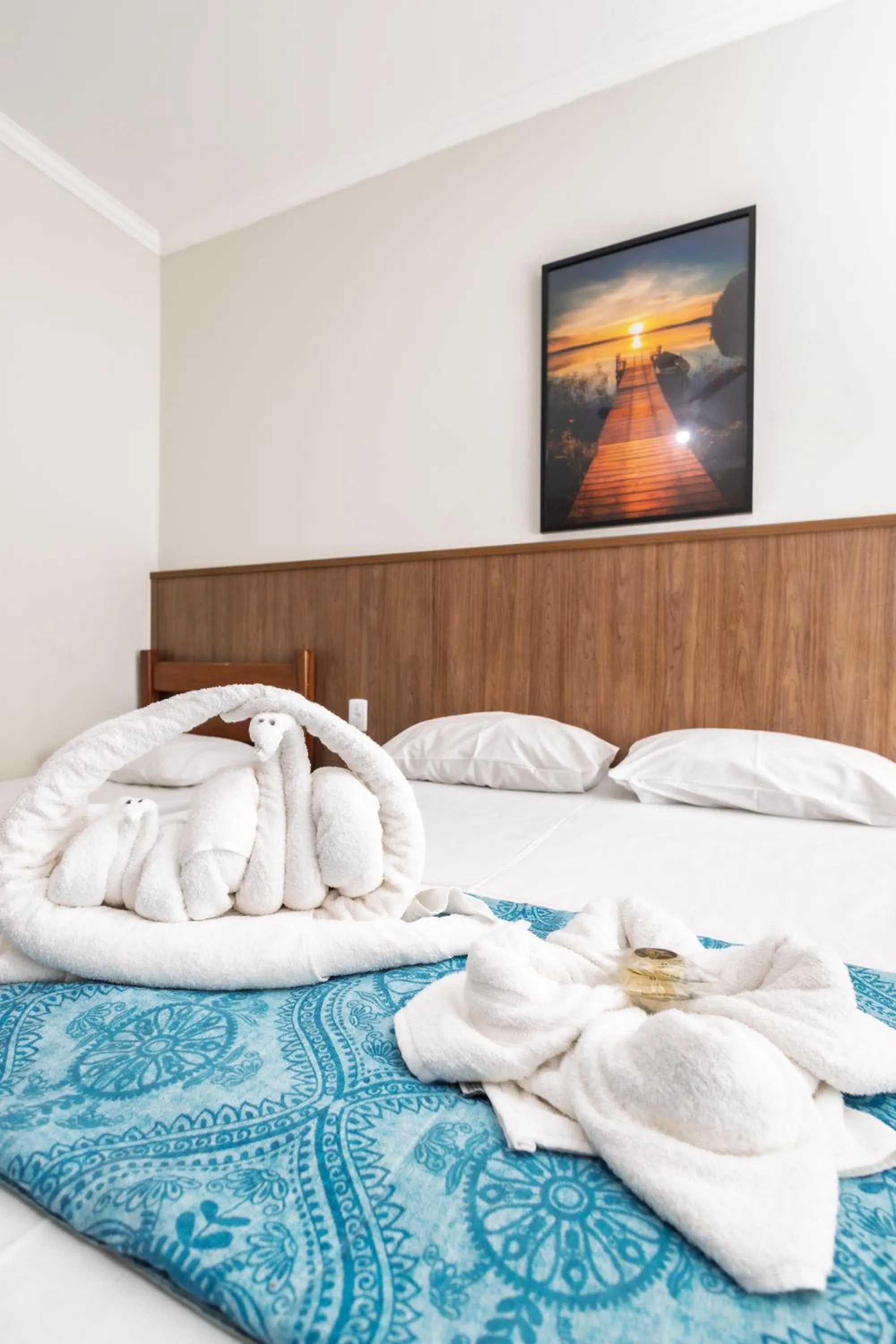 Decorative detail, Bed in Hotel Portela II - Av Principal e a 500m do Thermas dos Laranjais