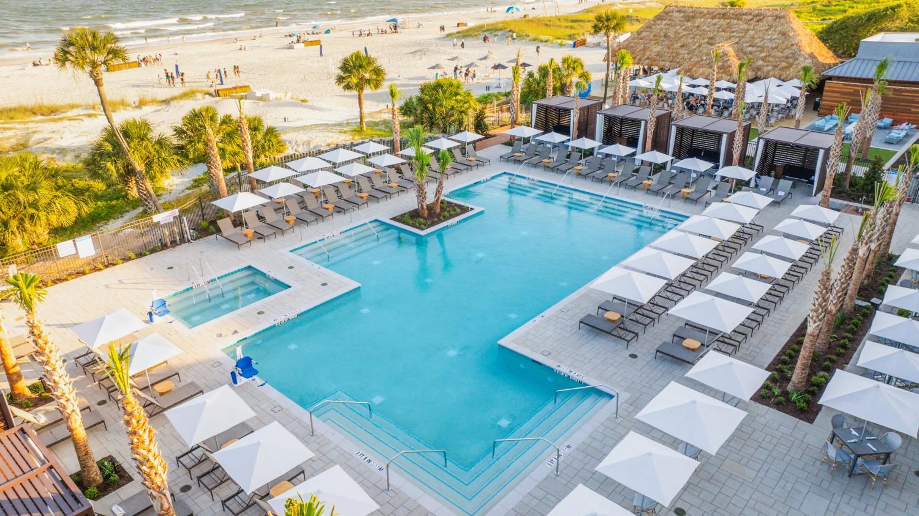Pool view in Beach House Resort Hilton Head Island