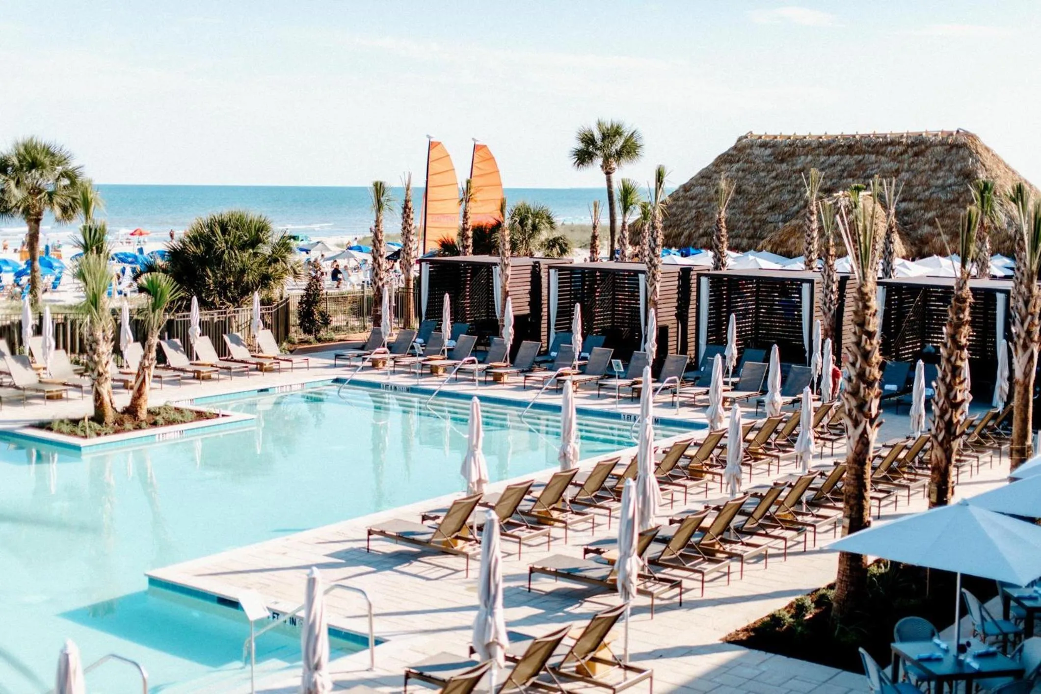 Pool view in Beach House Resort Hilton Head Island