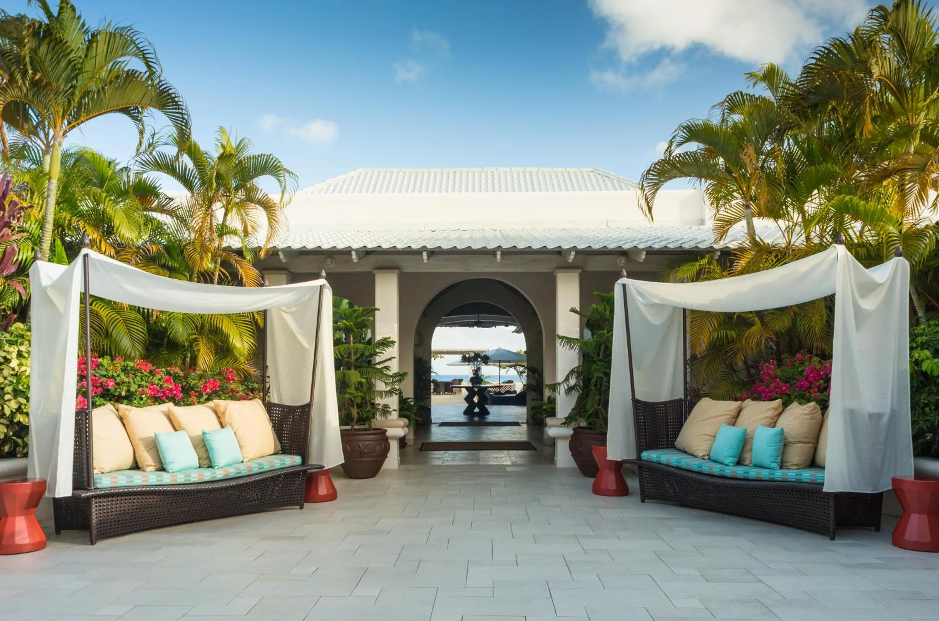 Patio in Spice Island Beach Resort