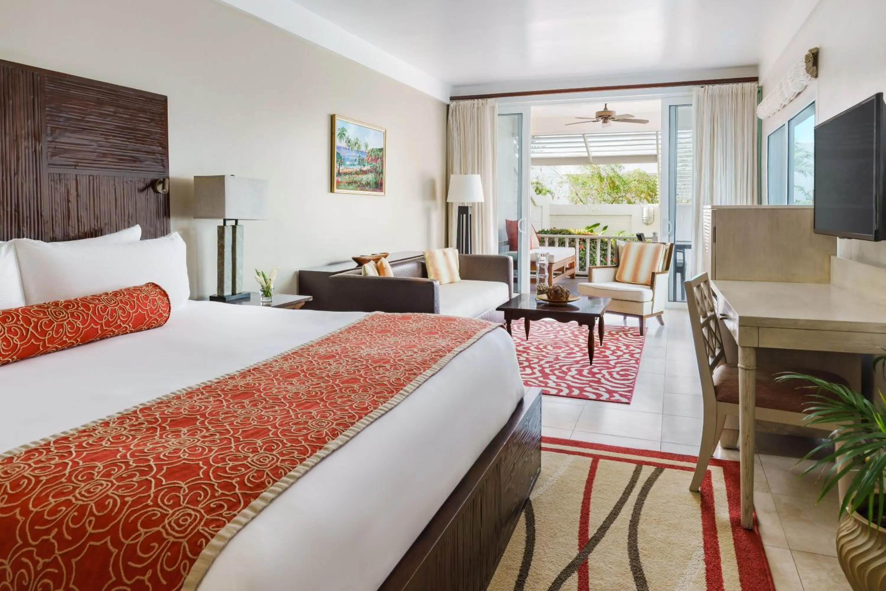 Bed in Spice Island Beach Resort