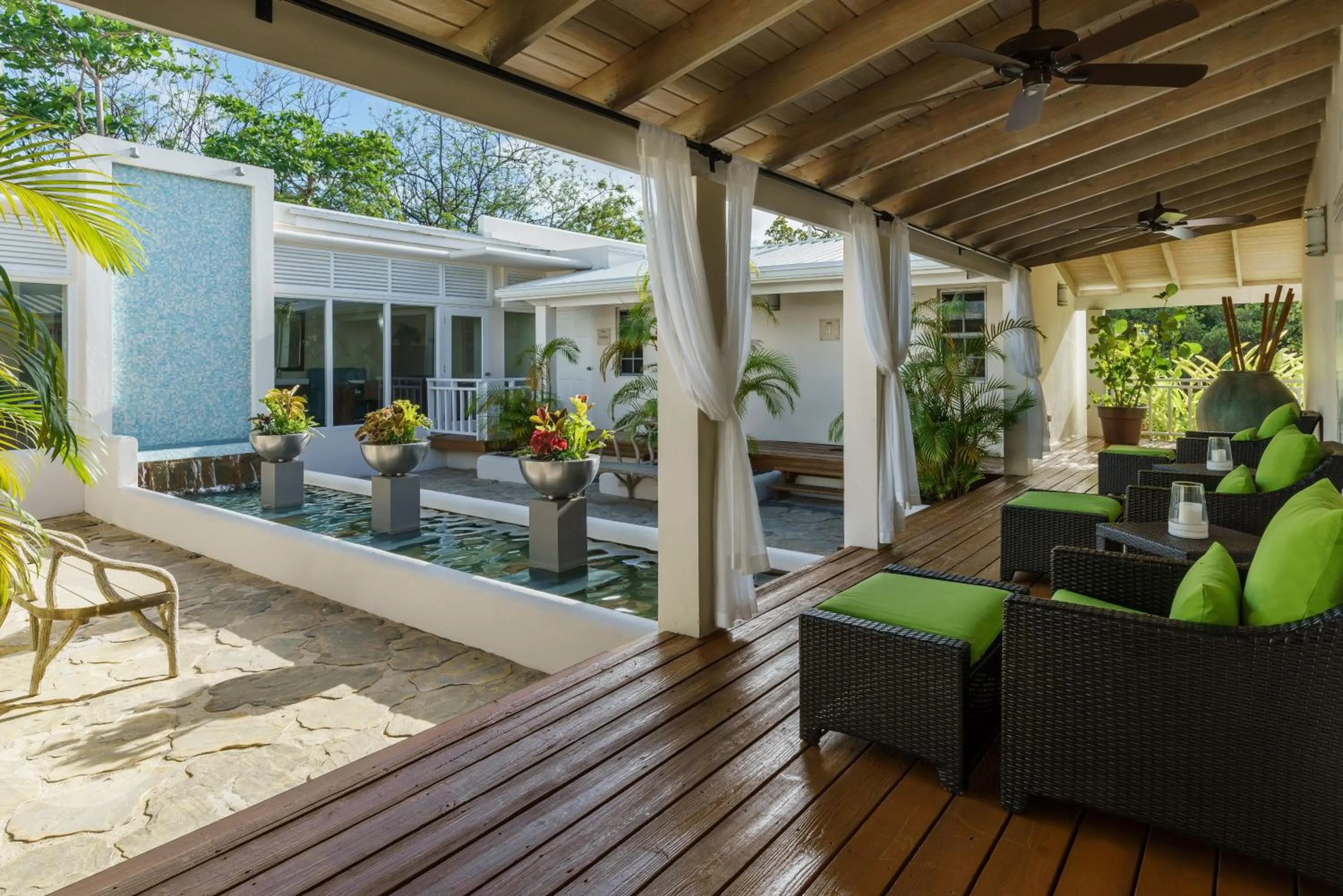 Patio in Spice Island Beach Resort