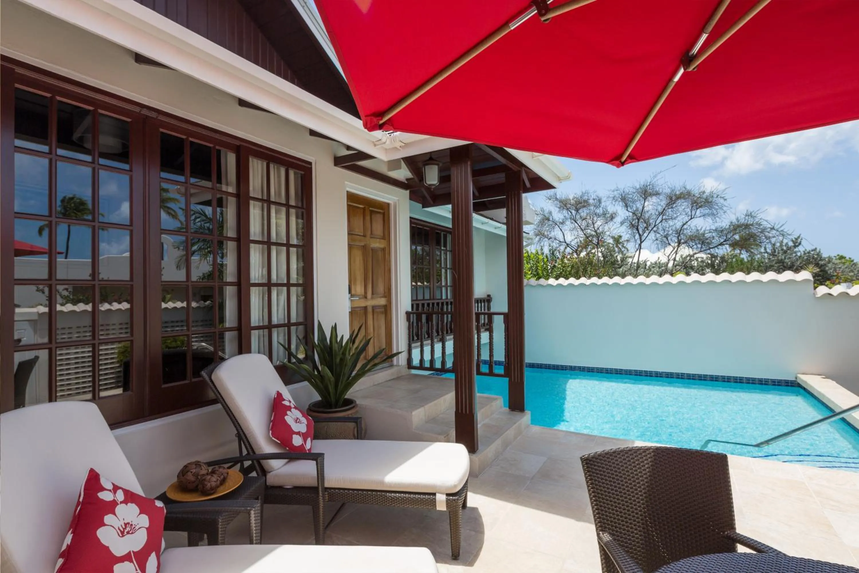 Patio in Spice Island Beach Resort