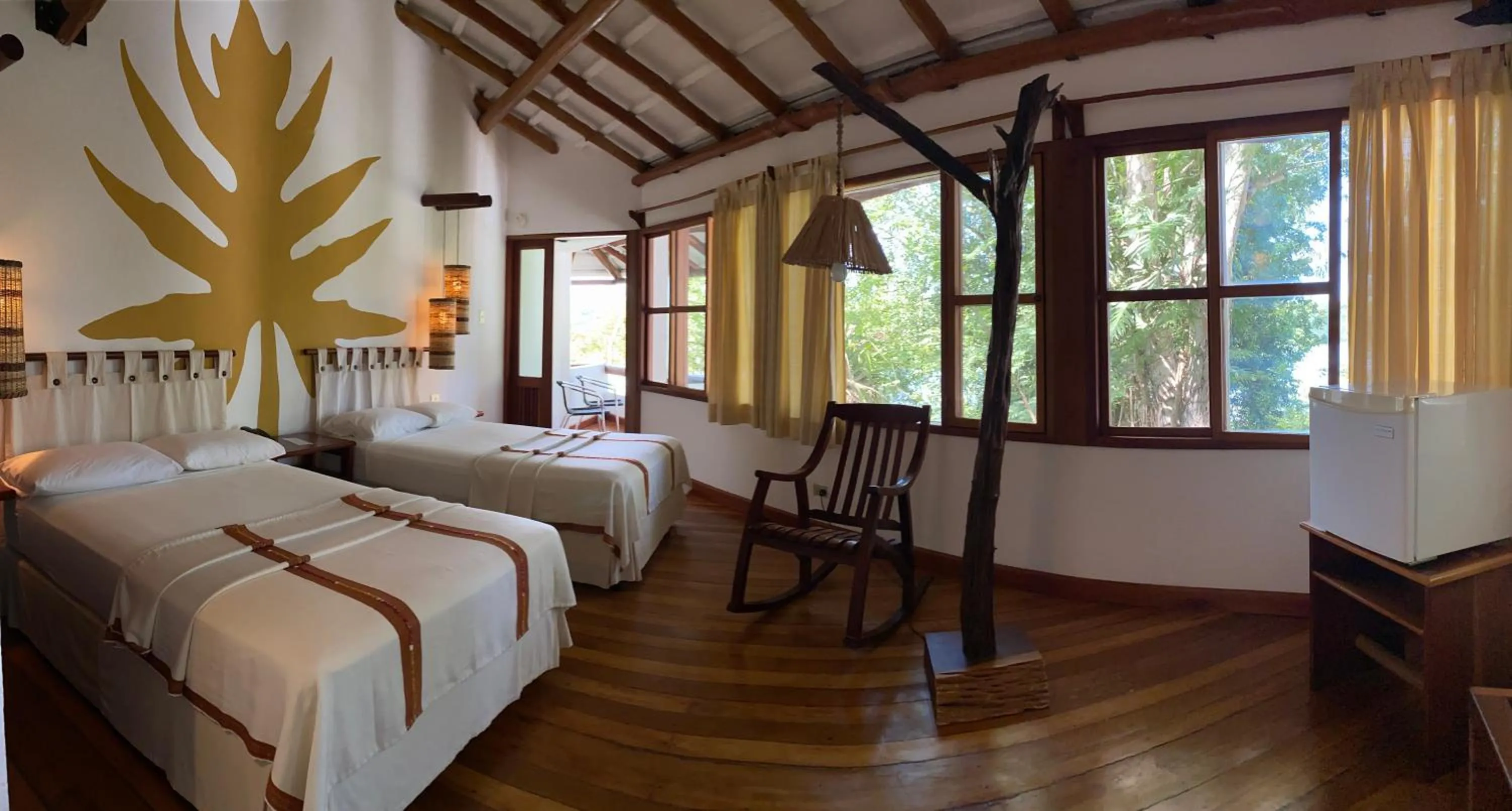 Bed in Villa Maya