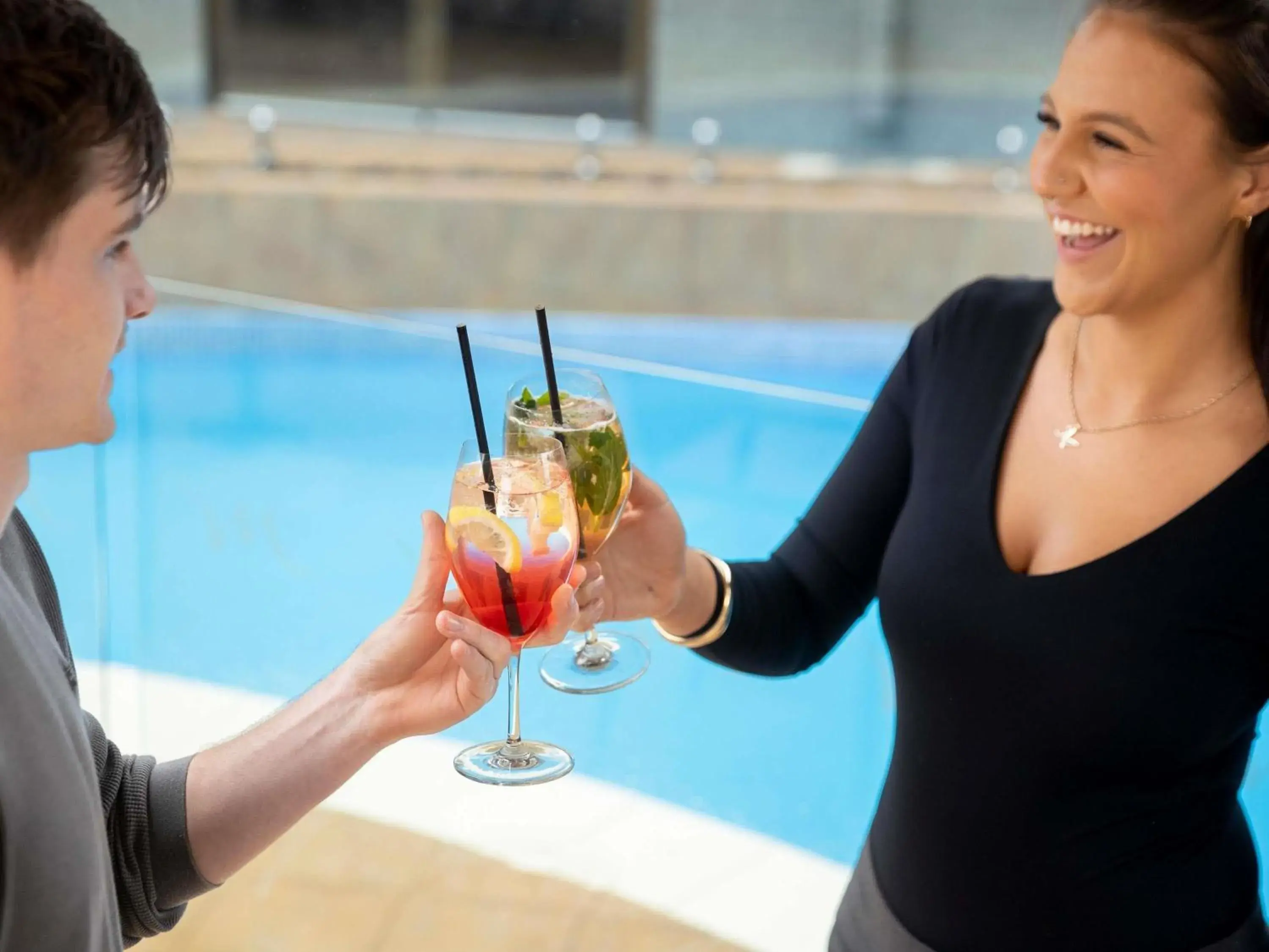 Pool view in Mercure Newcastle Pool view in Mercure Newcastle