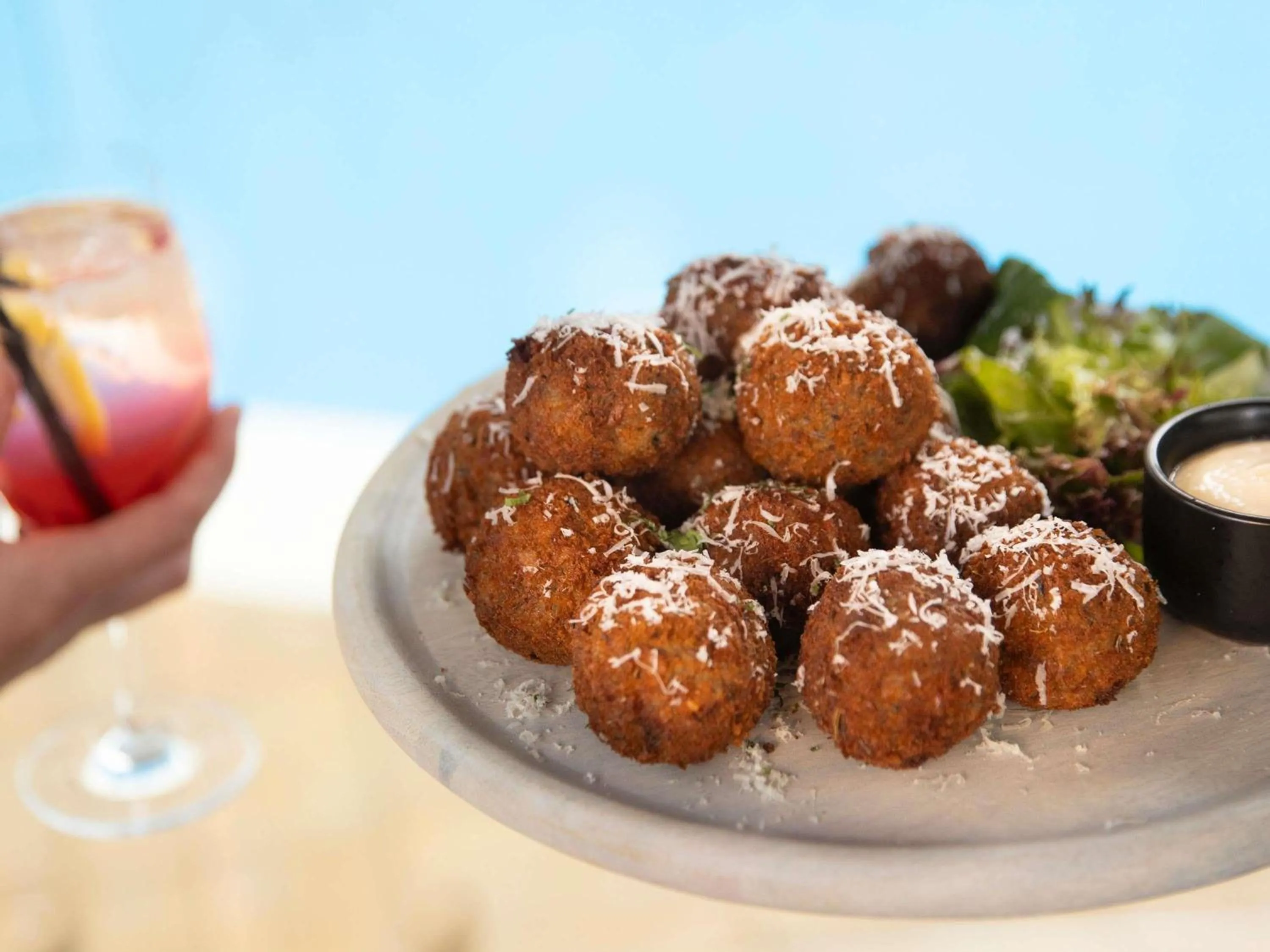 Pool view in Mercure Newcastle