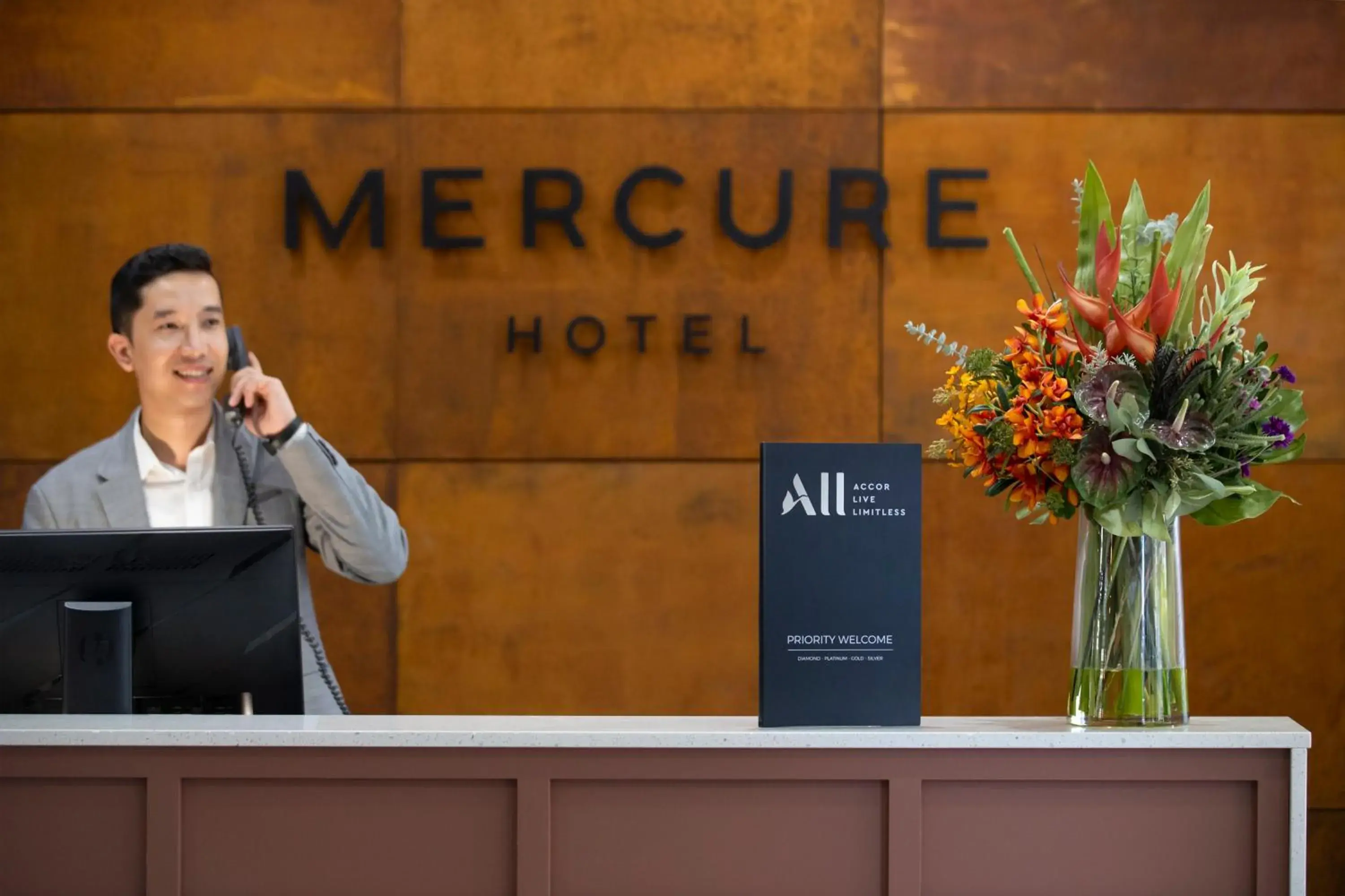 Lobby or reception in Mercure Newcastle Lobby or reception in Mercure Newcastle