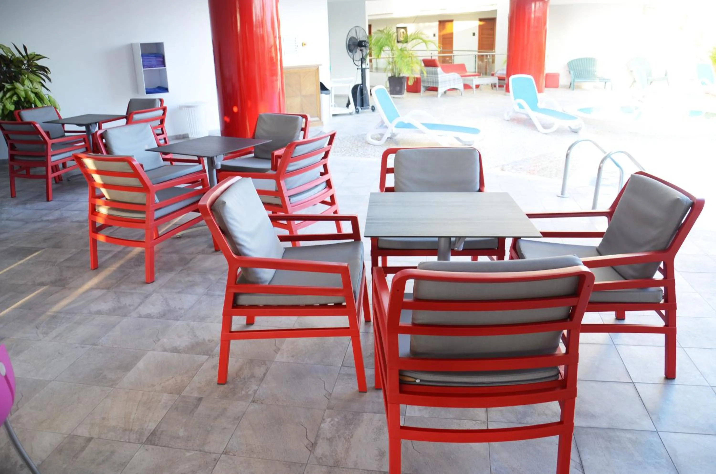 Patio in Hotel Atrium Plaza