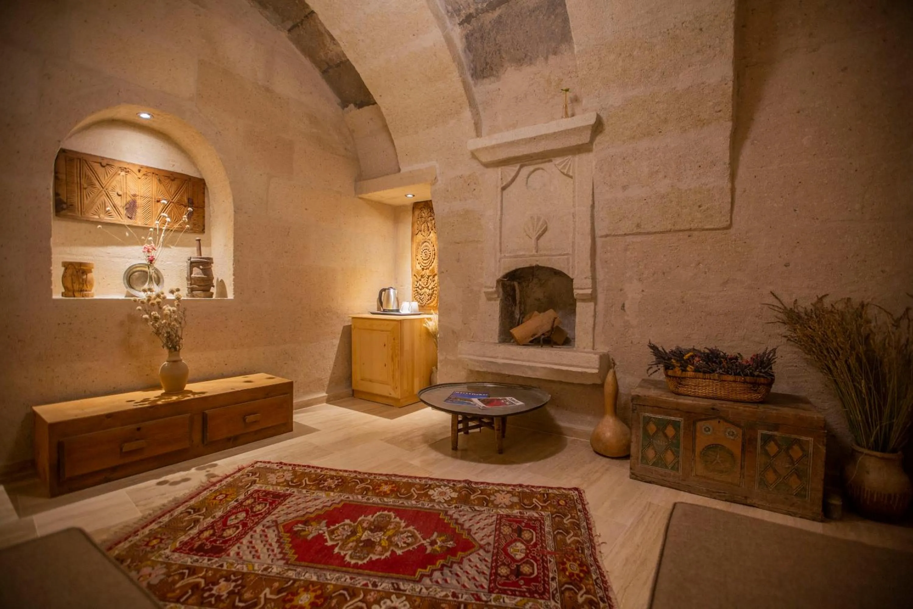 Living room in Maze Of Cappadocia Hotel