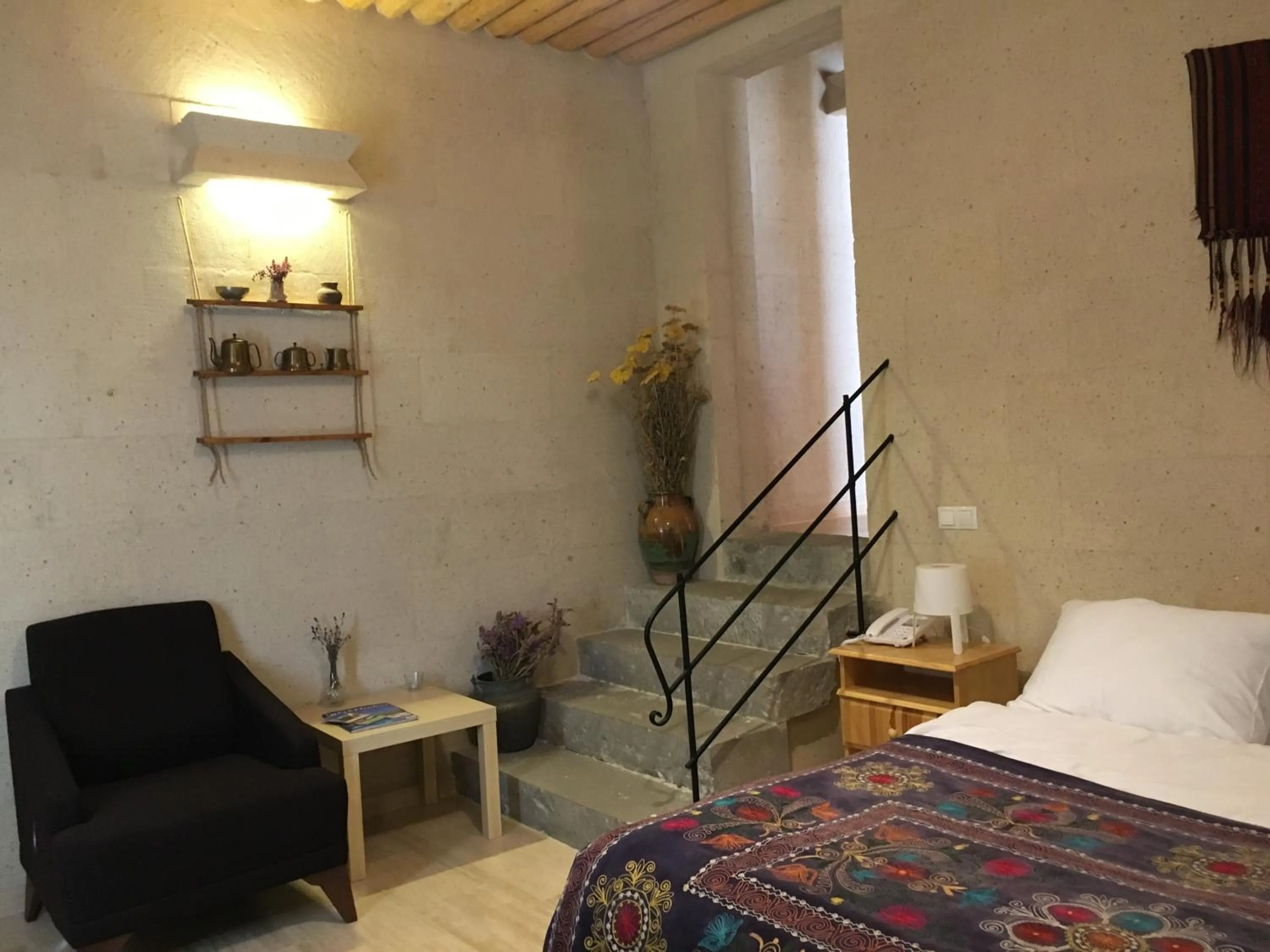 Living room, Bed in Maze Of Cappadocia Hotel