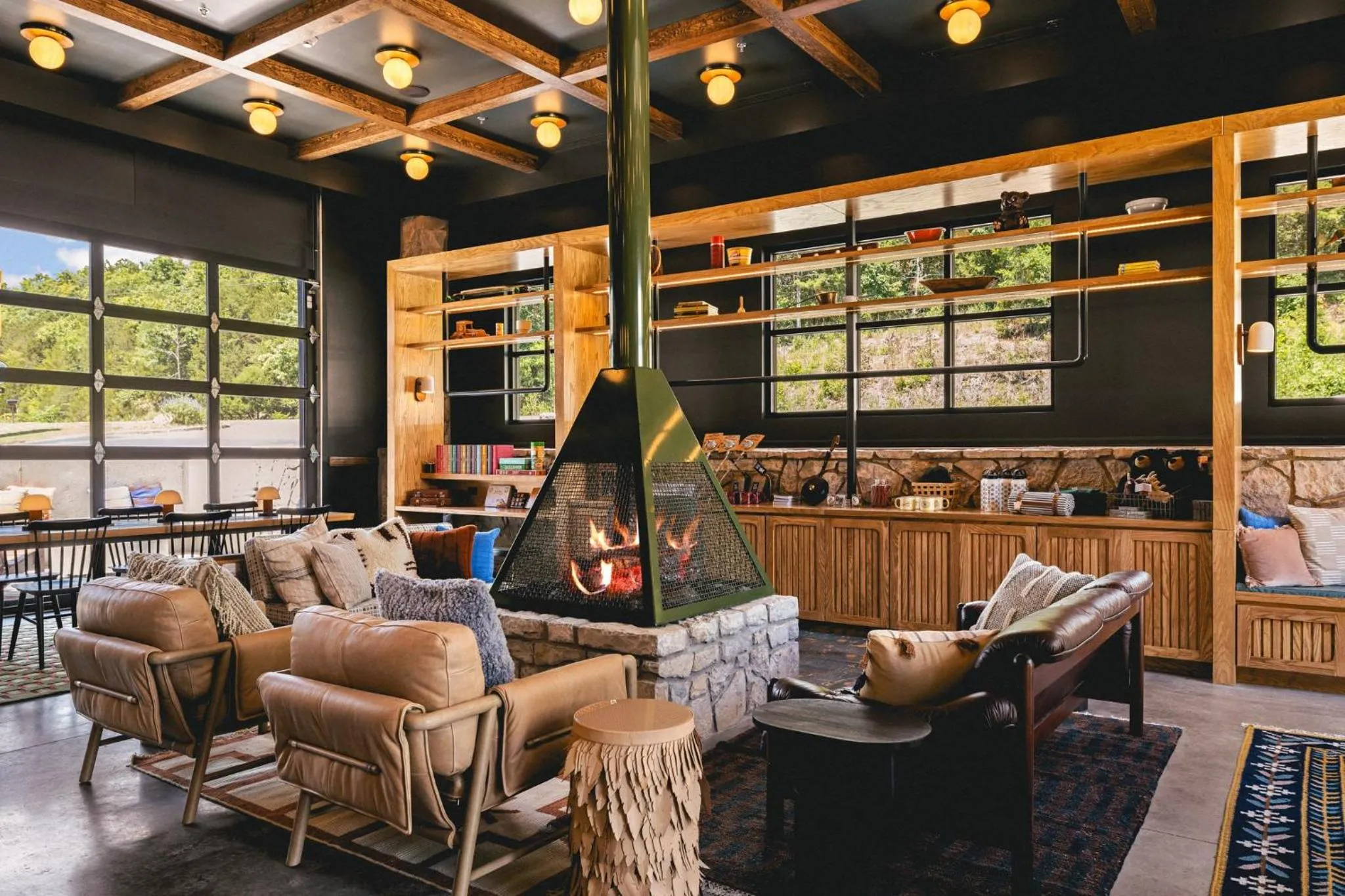 Lobby or reception in The Ozarker Lodge